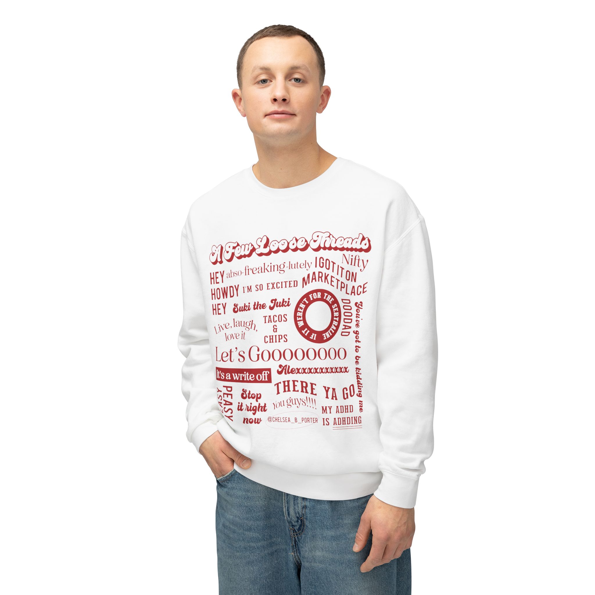 Chelsea's Silly Sayings Crewneck Sweatshirt - Image 3