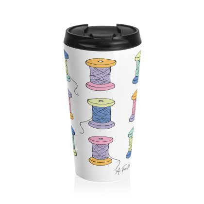 Colorful Spools Travel Mug