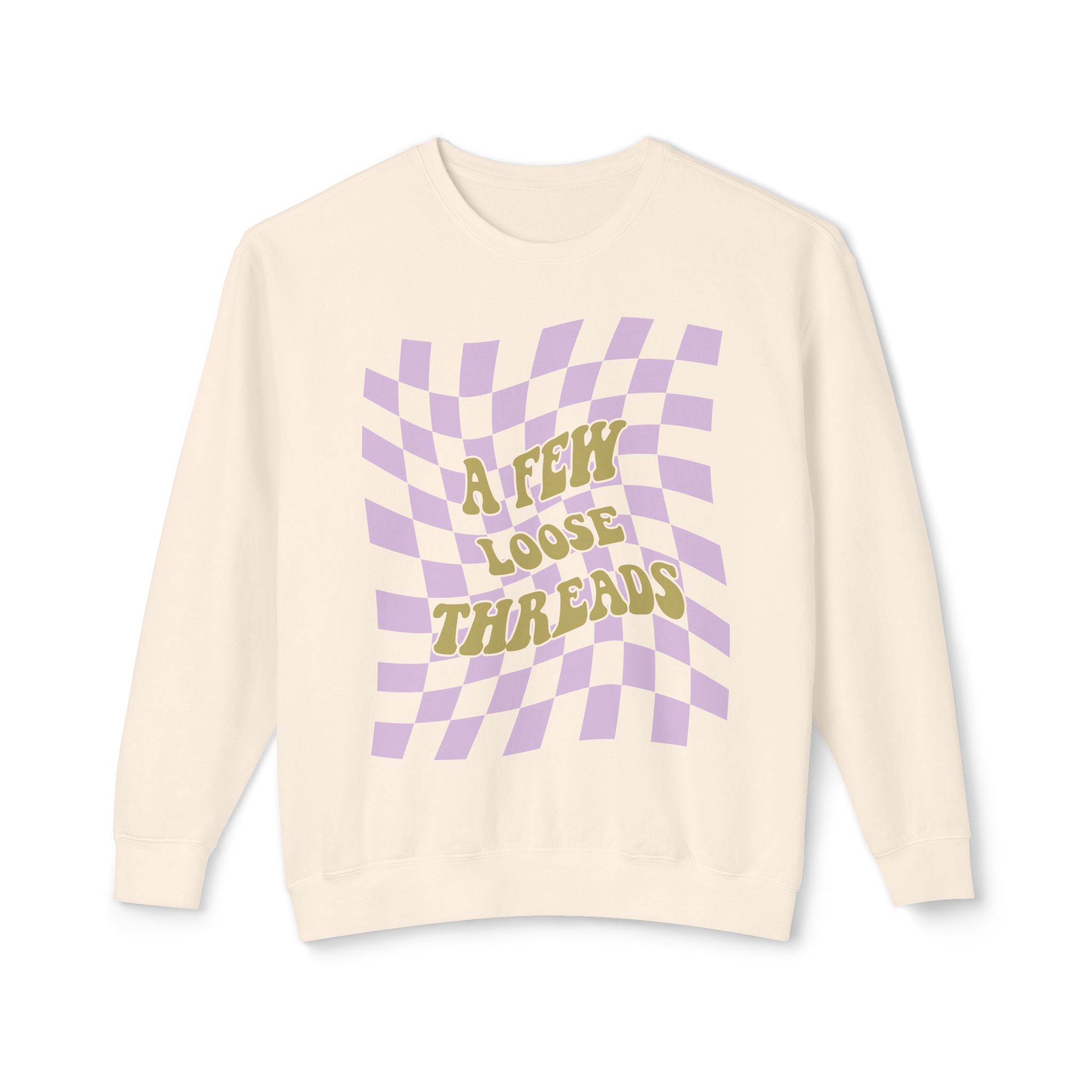 Groovy A Few Loose Threads Crewneck Sweatshirt - Image 4