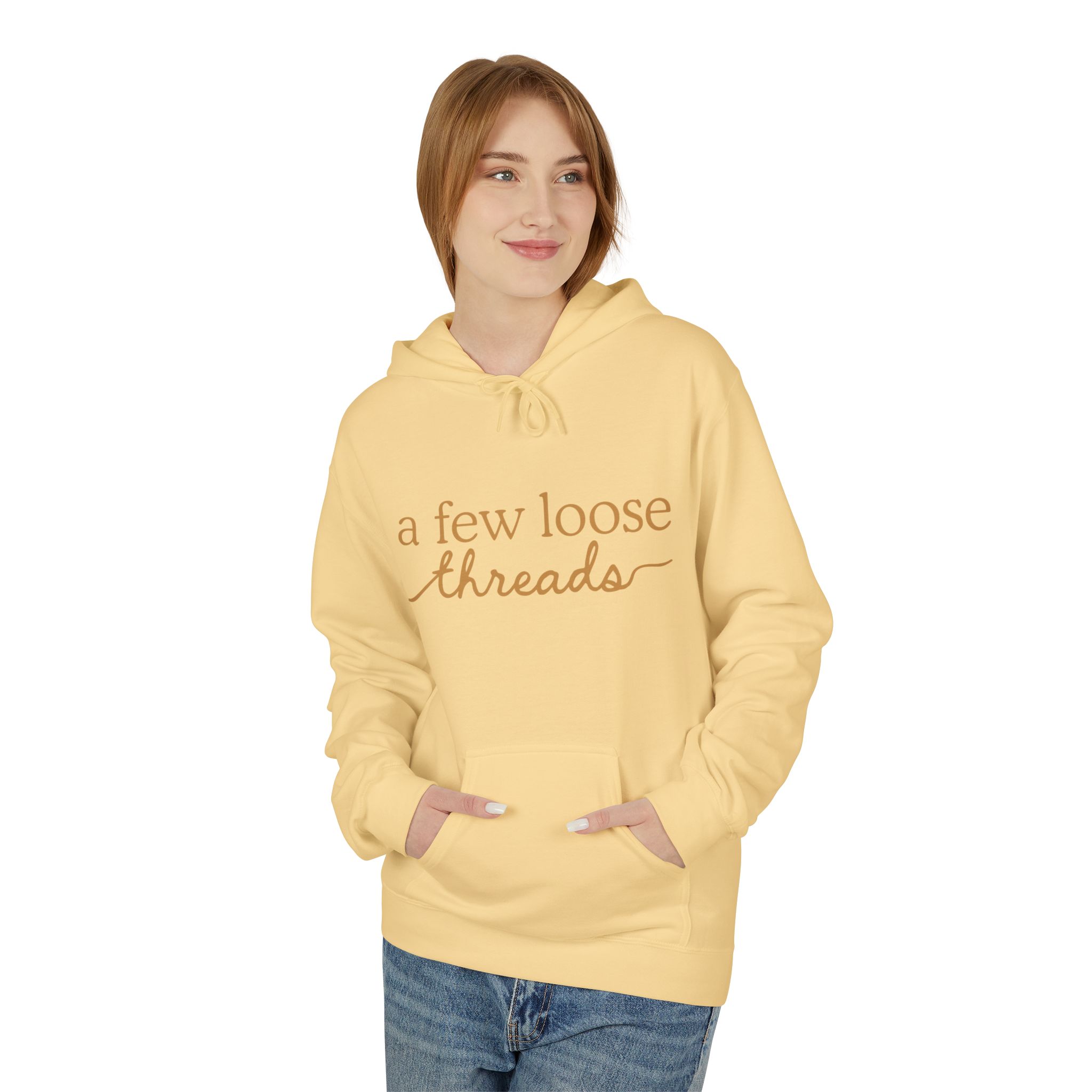 A Few Loose Threads Hoodie in Golden - Image 37
