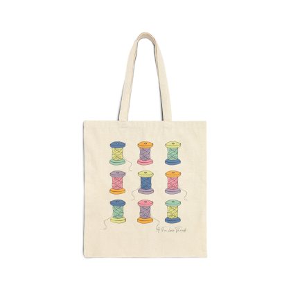 Colorful Spools Cotton Canvas Tote