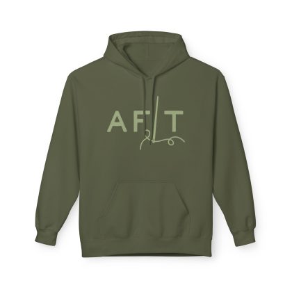 AFLT Front & Back Hoodie in Green
