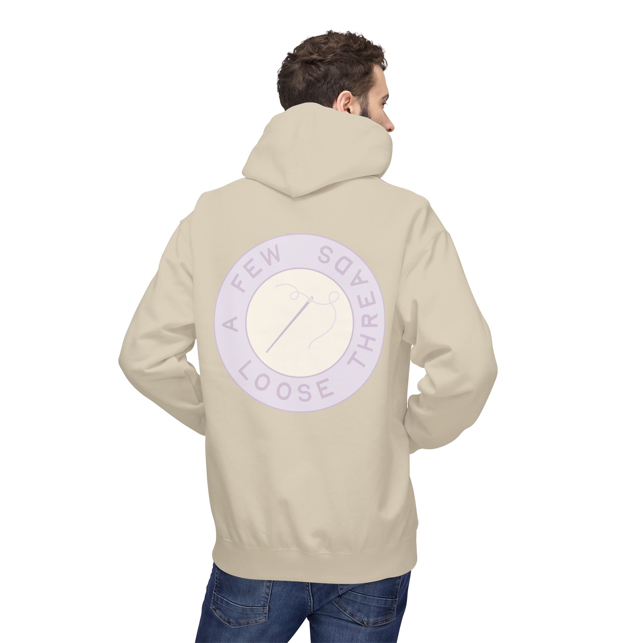 AFLT Front & Back Hoodie in Purple - Image 12