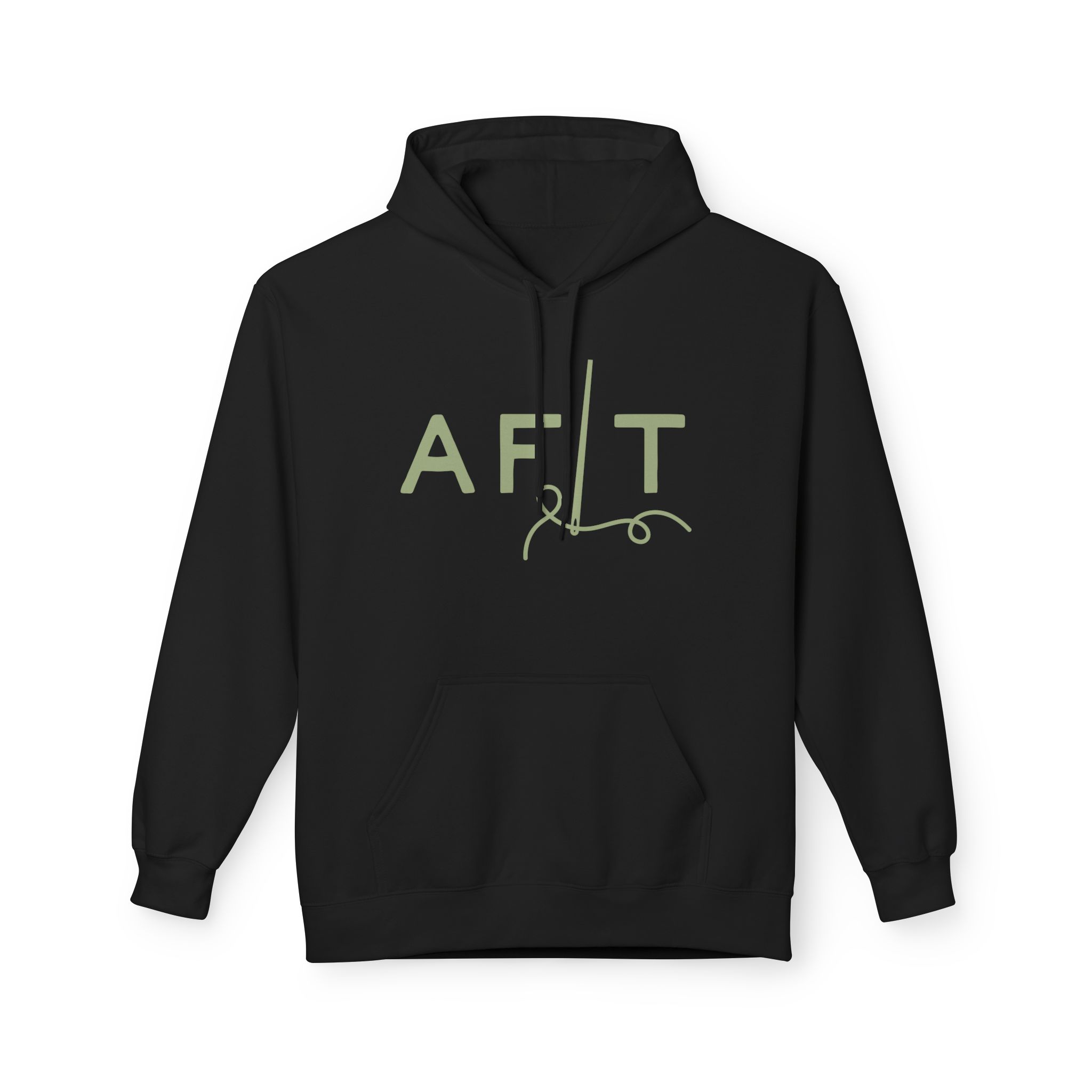 AFLT Front & Back Hoodie in Green - Image 23
