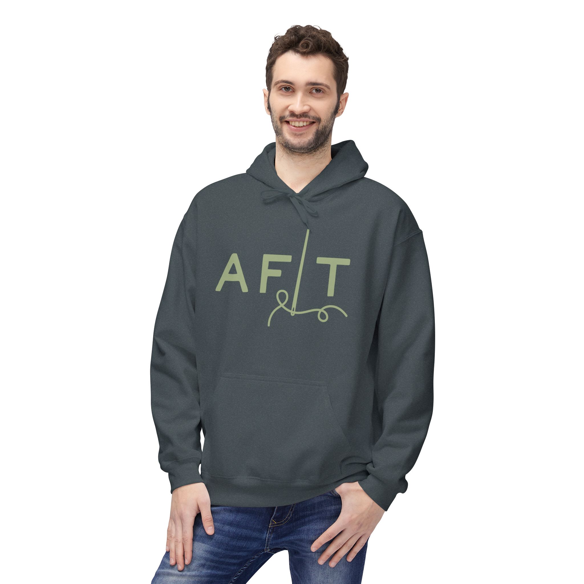 AFLT Front & Back Hoodie in Green - Image 7