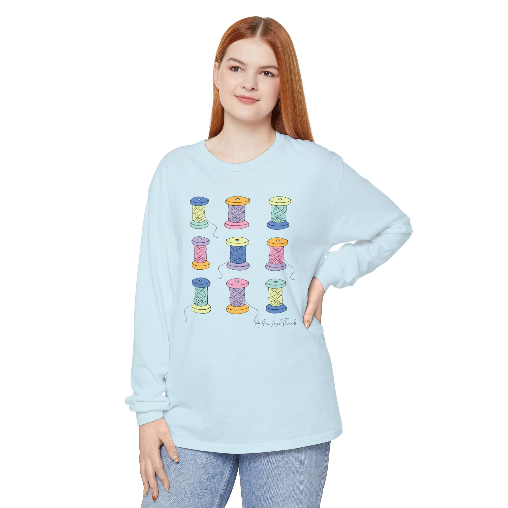 Colorful Spools Long Sleeve T-Shirt - Image 6