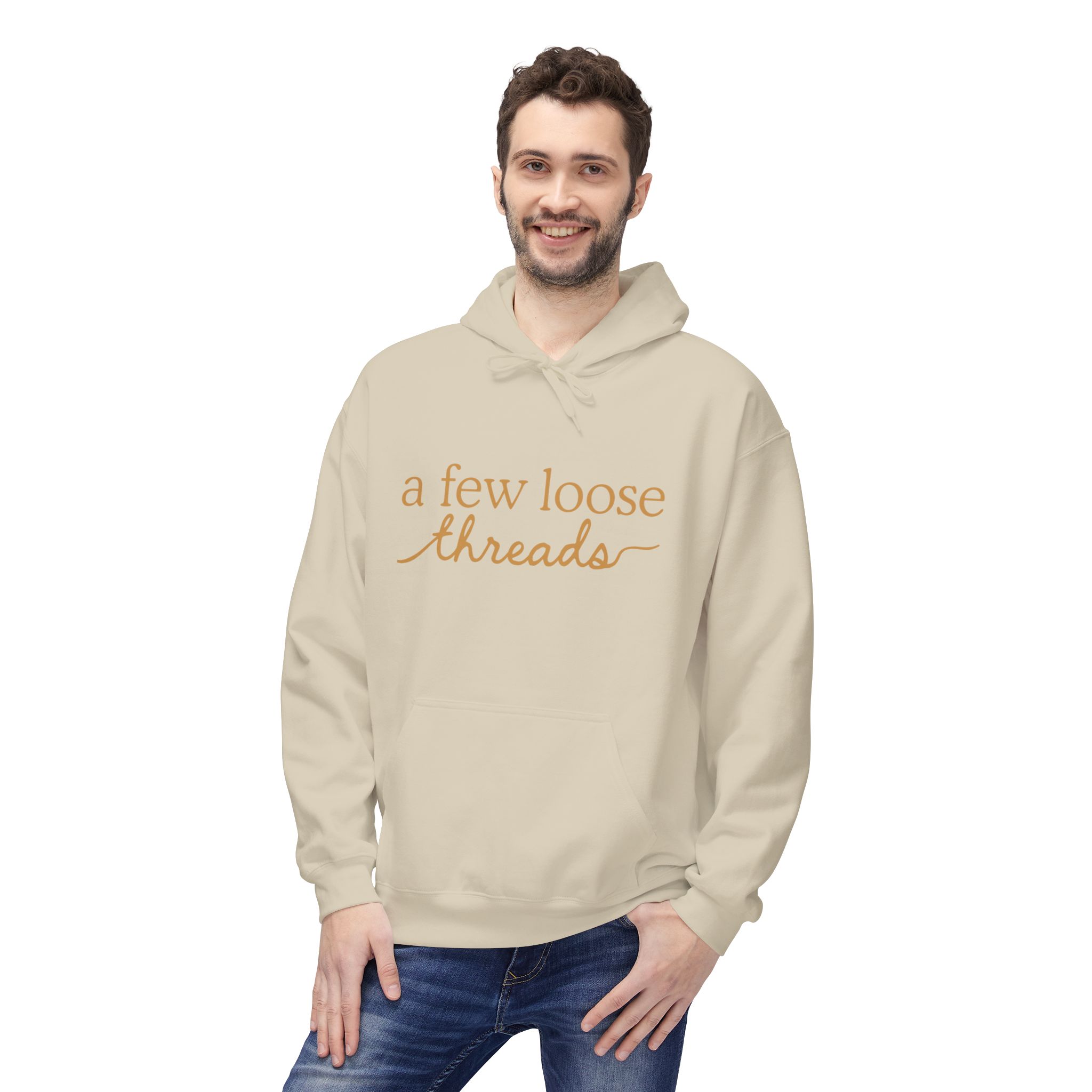 A Few Loose Threads Hoodie in Golden - Image 7
