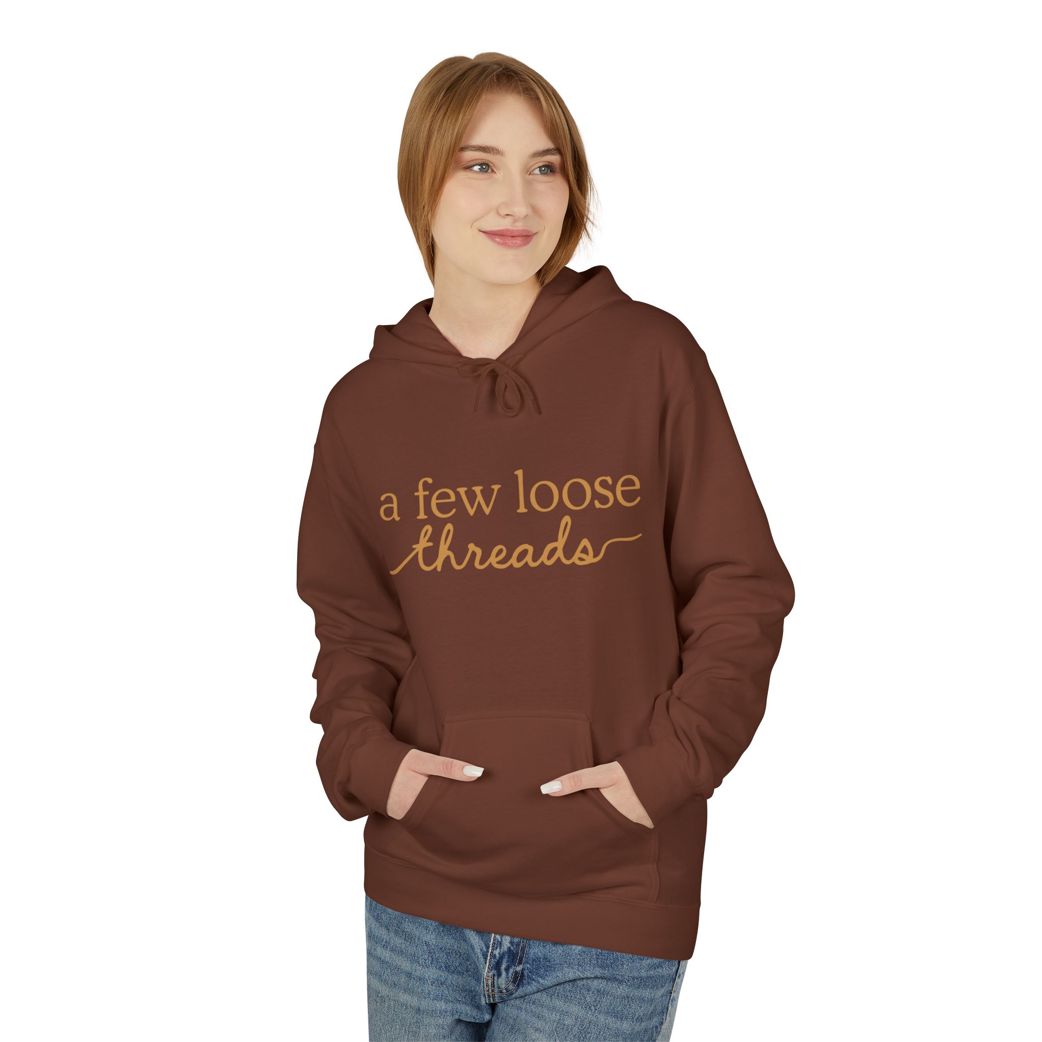 A Few Loose Threads Hoodie in Golden - Image 29