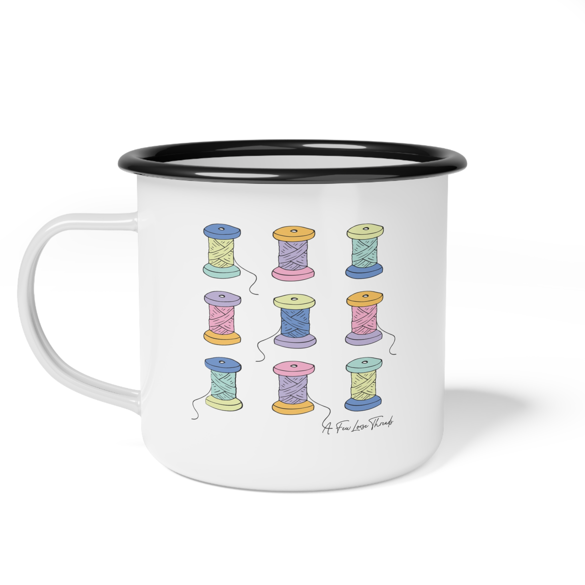 Colorful Spools Camp Cup