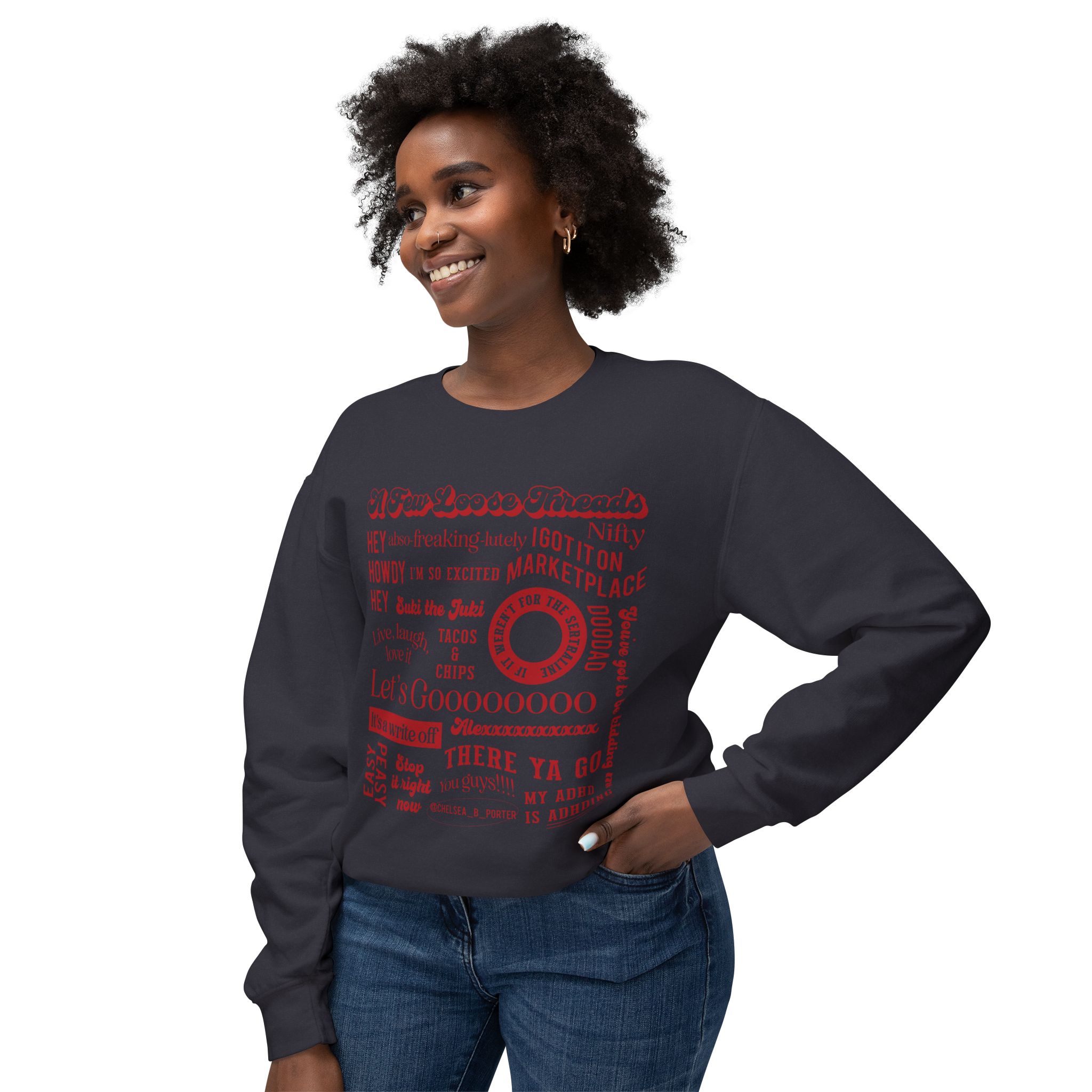Chelsea's Silly Sayings Crewneck Sweatshirt - Image 13