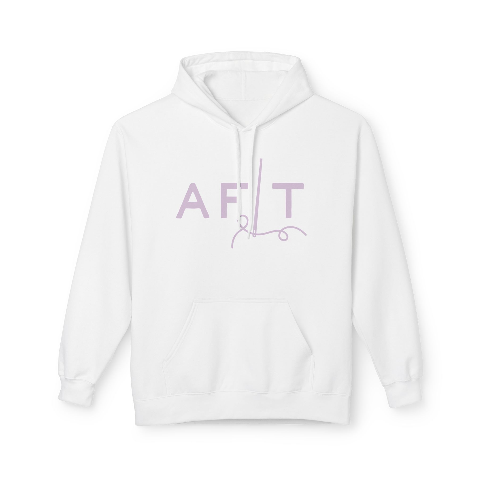 AFLT Front & Back Hoodie in Purple