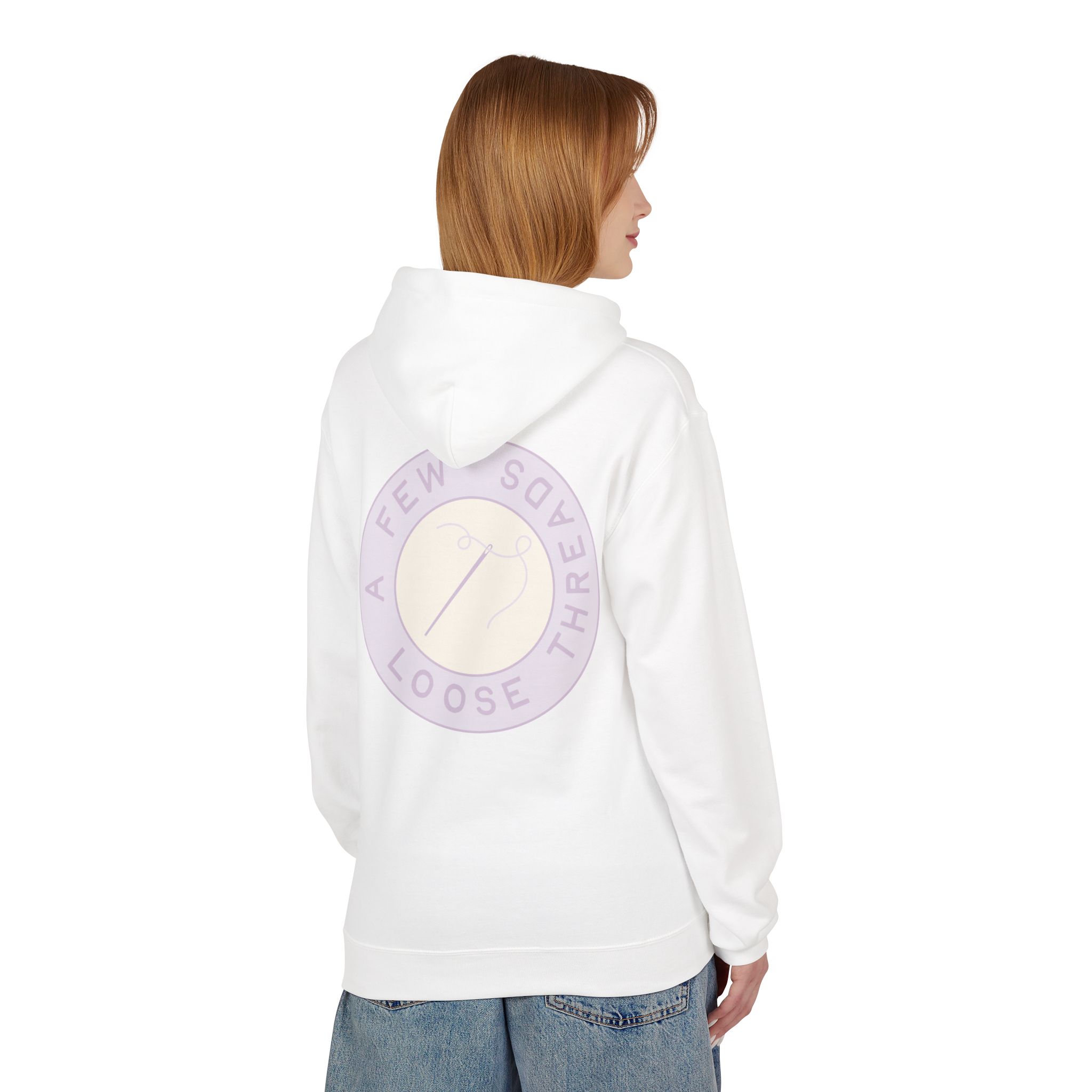 AFLT Front & Back Hoodie in Purple - Image 5