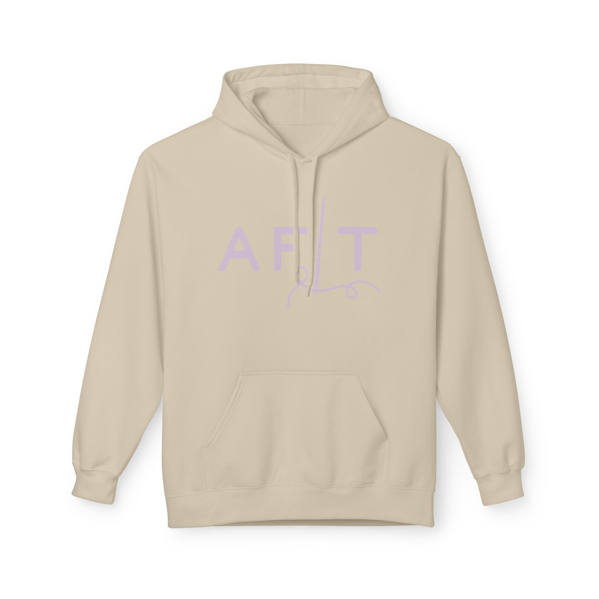 AFLT Front & Back Hoodie in Purple - Image 7