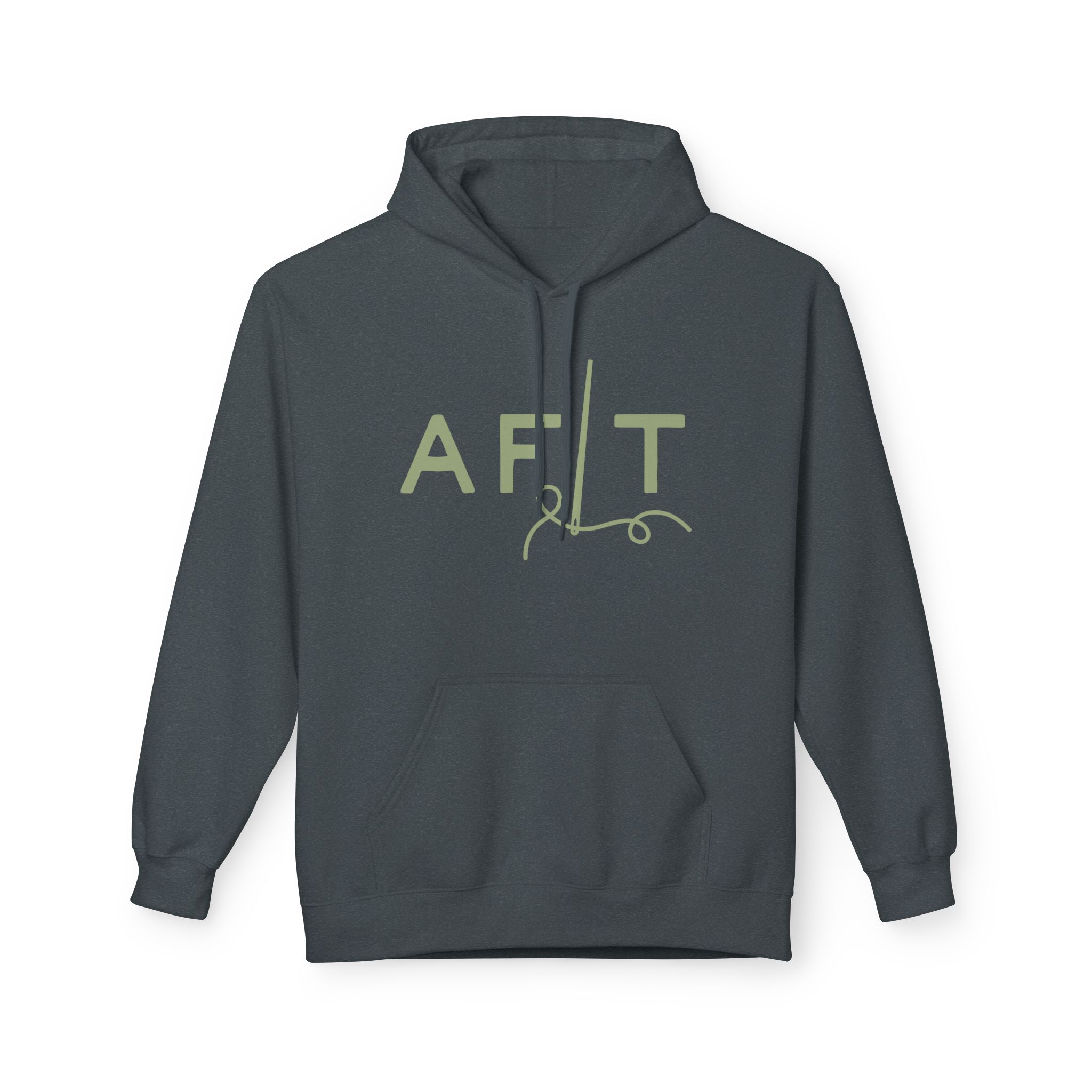 AFLT Front & Back Hoodie in Green - Image 5