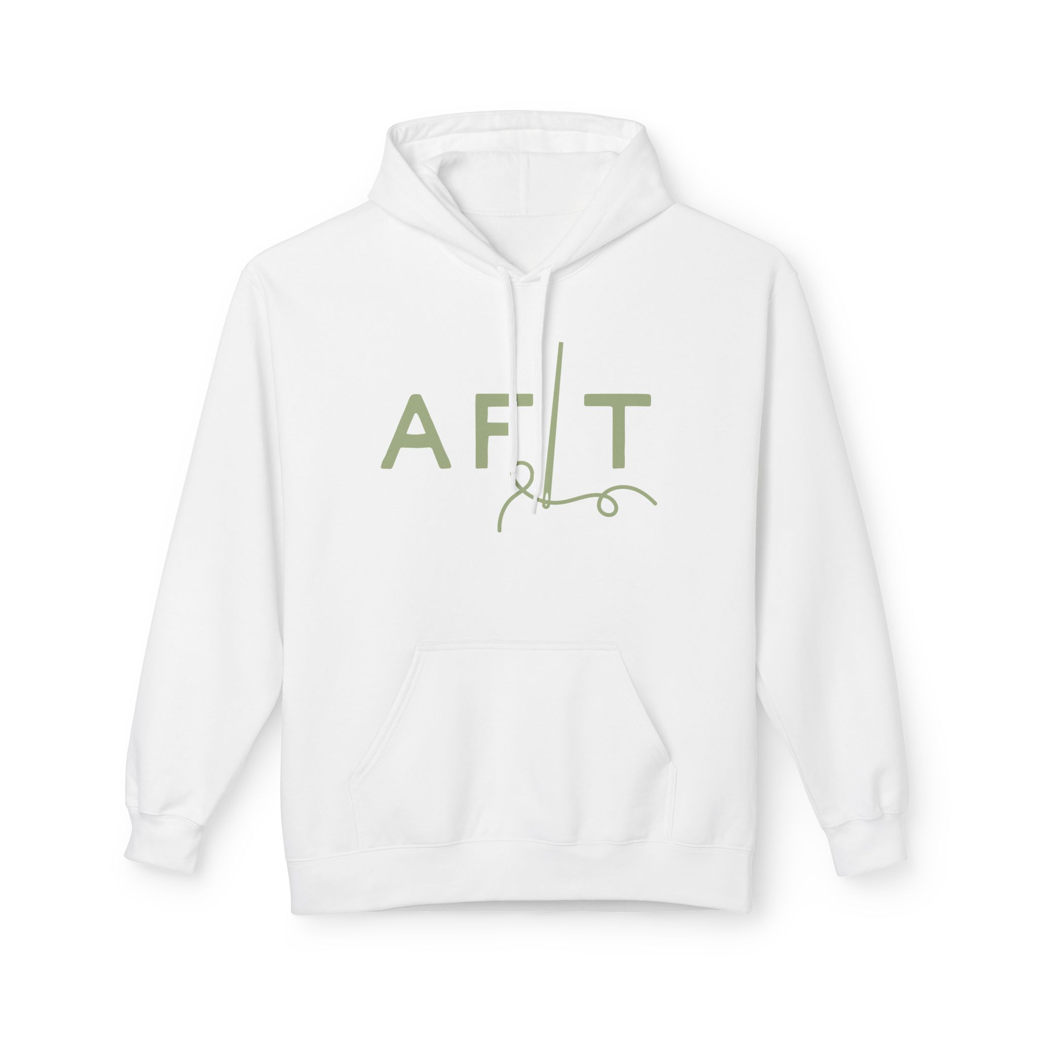 AFLT Front & Back Hoodie in Green - Image 17
