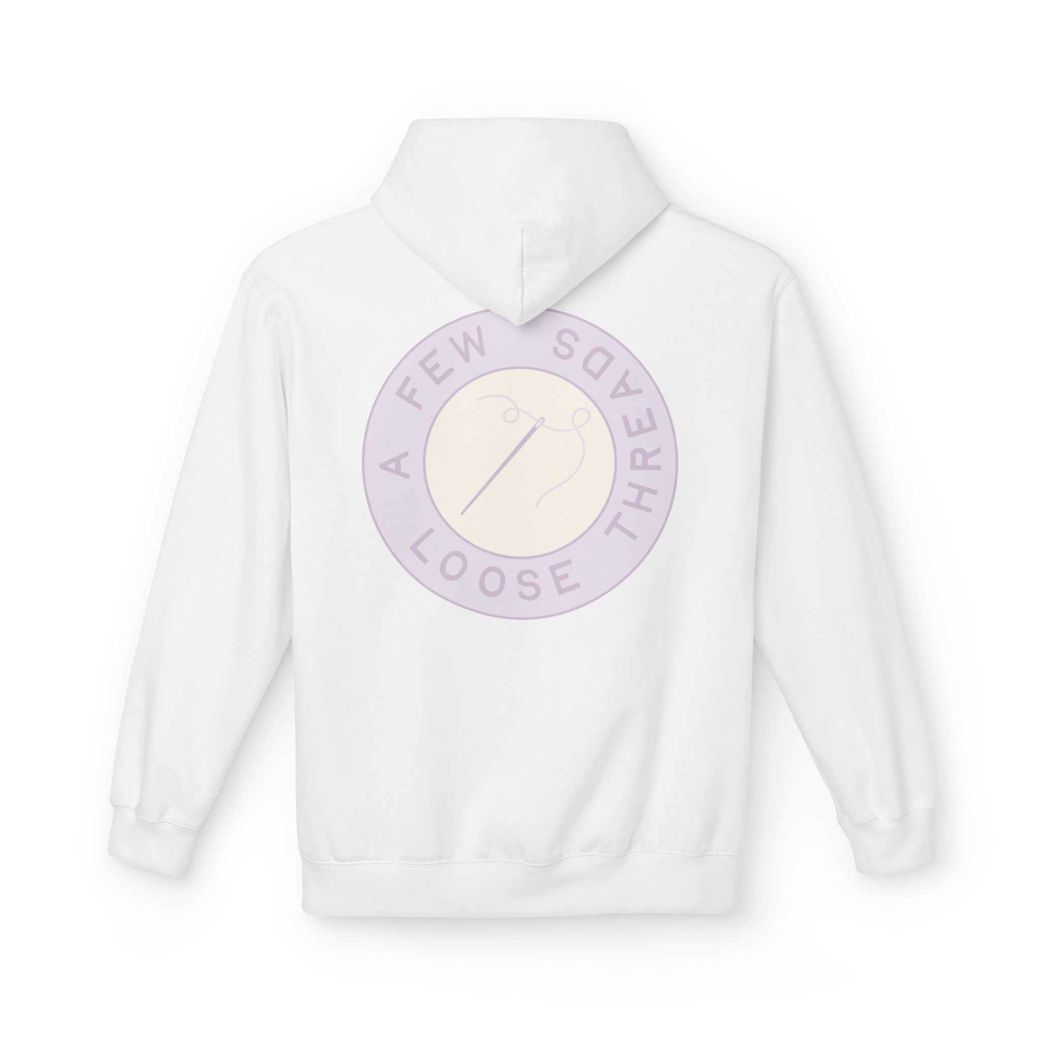 AFLT Front & Back Hoodie in Purple - Image 4