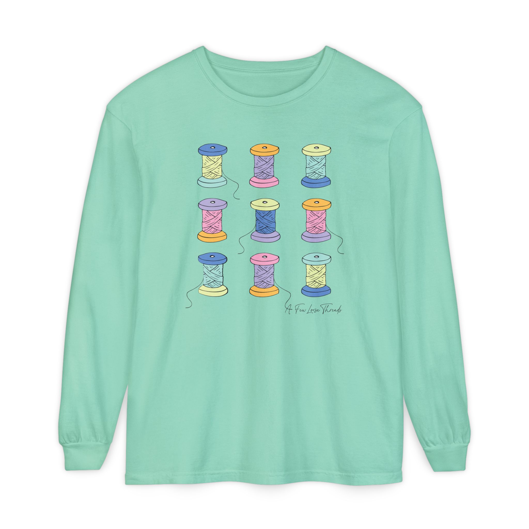 Colorful Spools Long Sleeve T-Shirt - Image 10