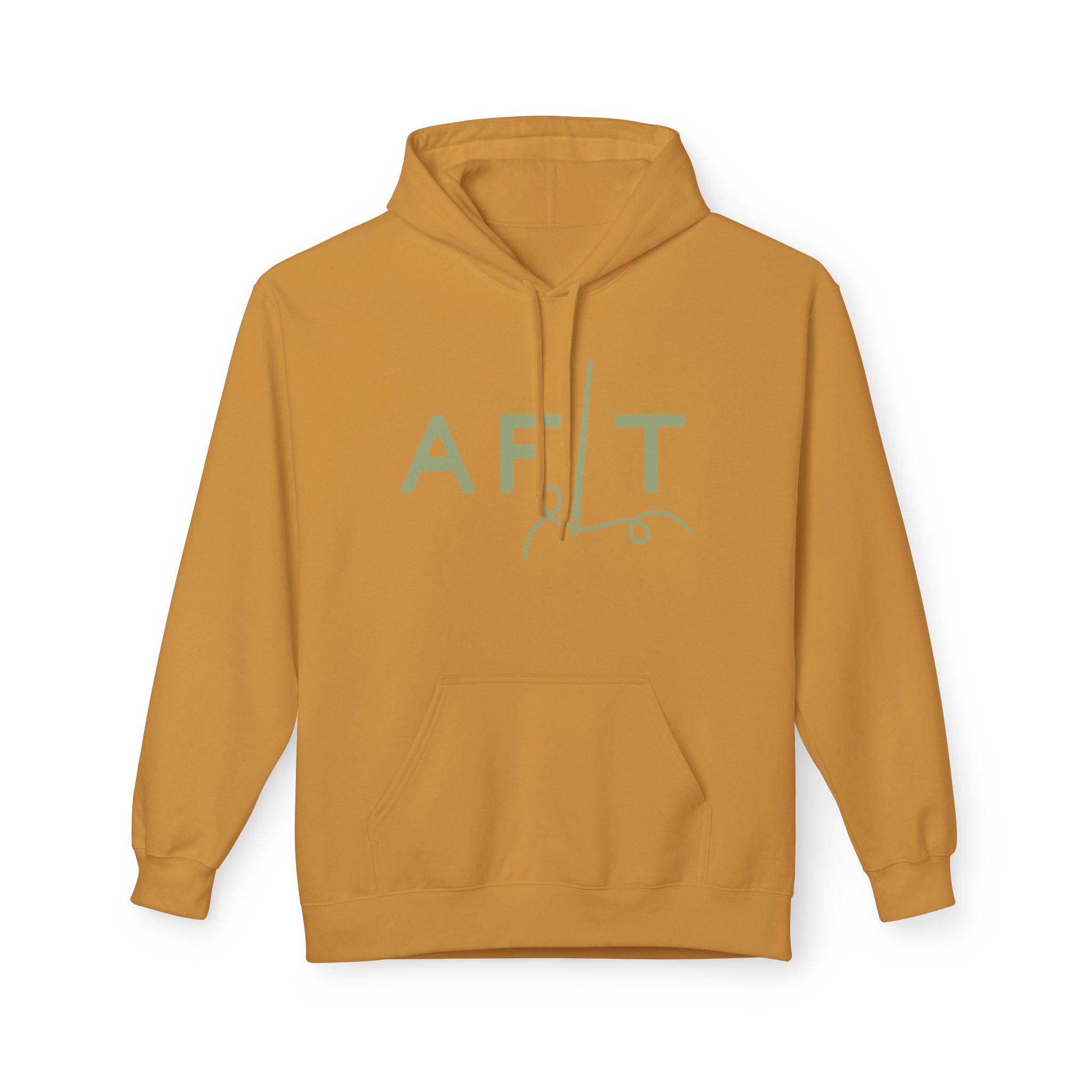 AFLT Front & Back Hoodie in Green - Image 33