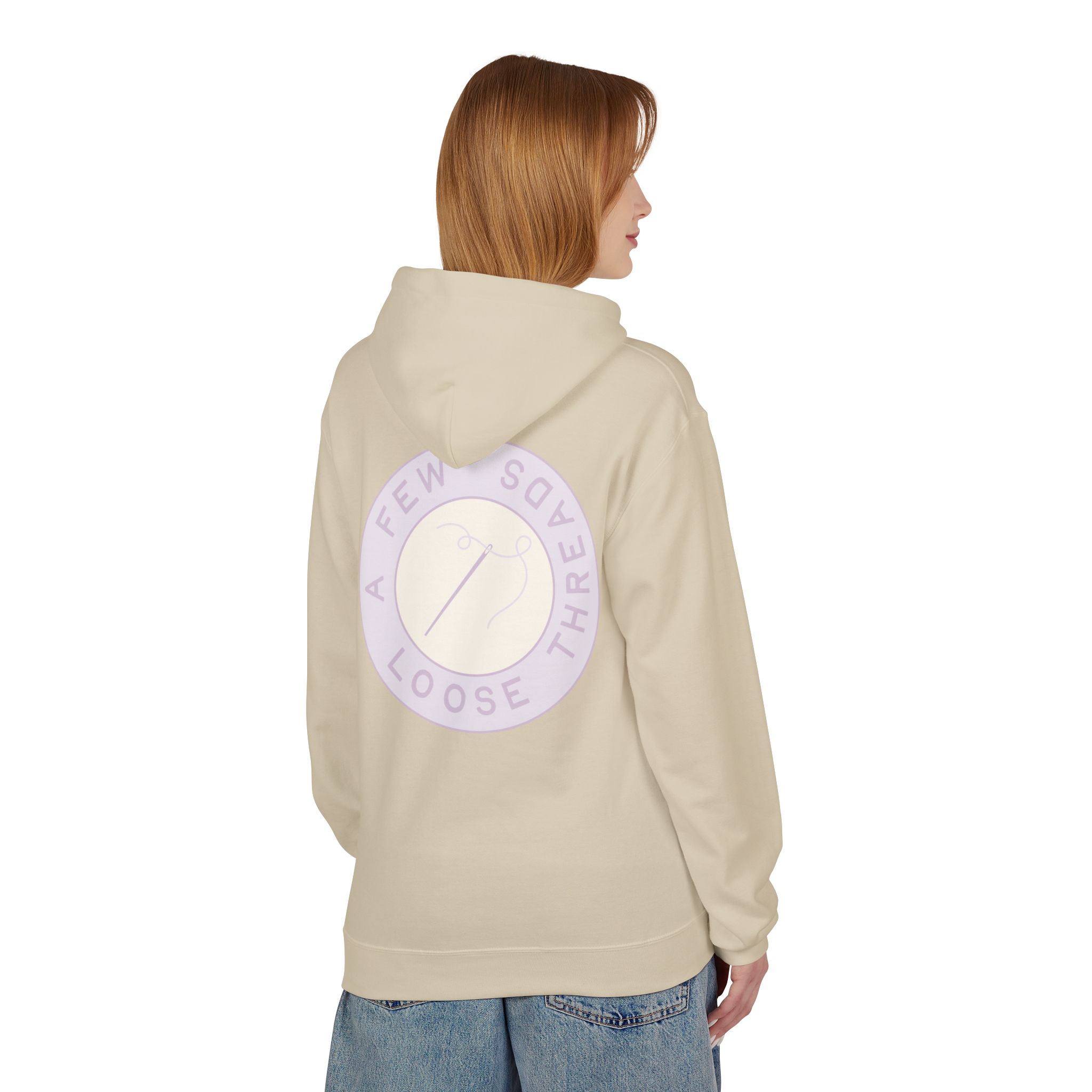 AFLT Front & Back Hoodie in Purple - Image 11