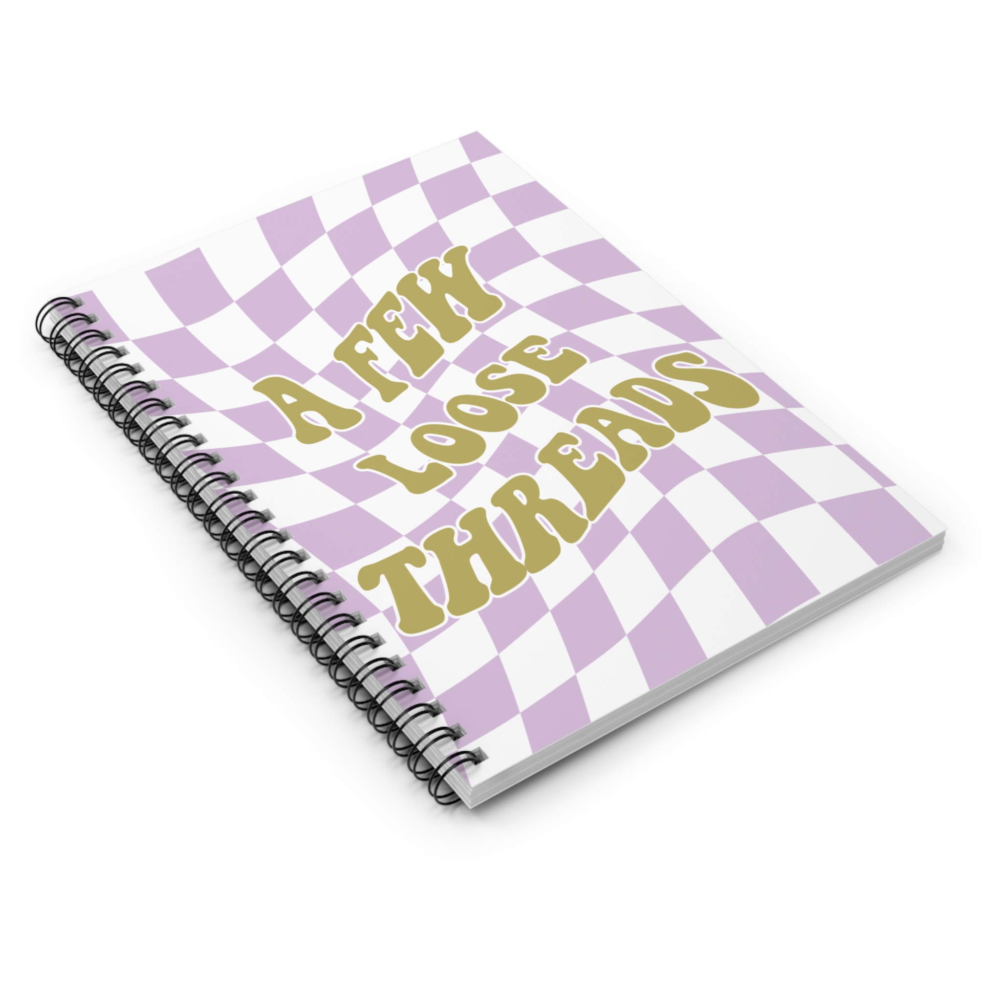 Groovy A Few Loose Threads Spiral Notebook - Image 3