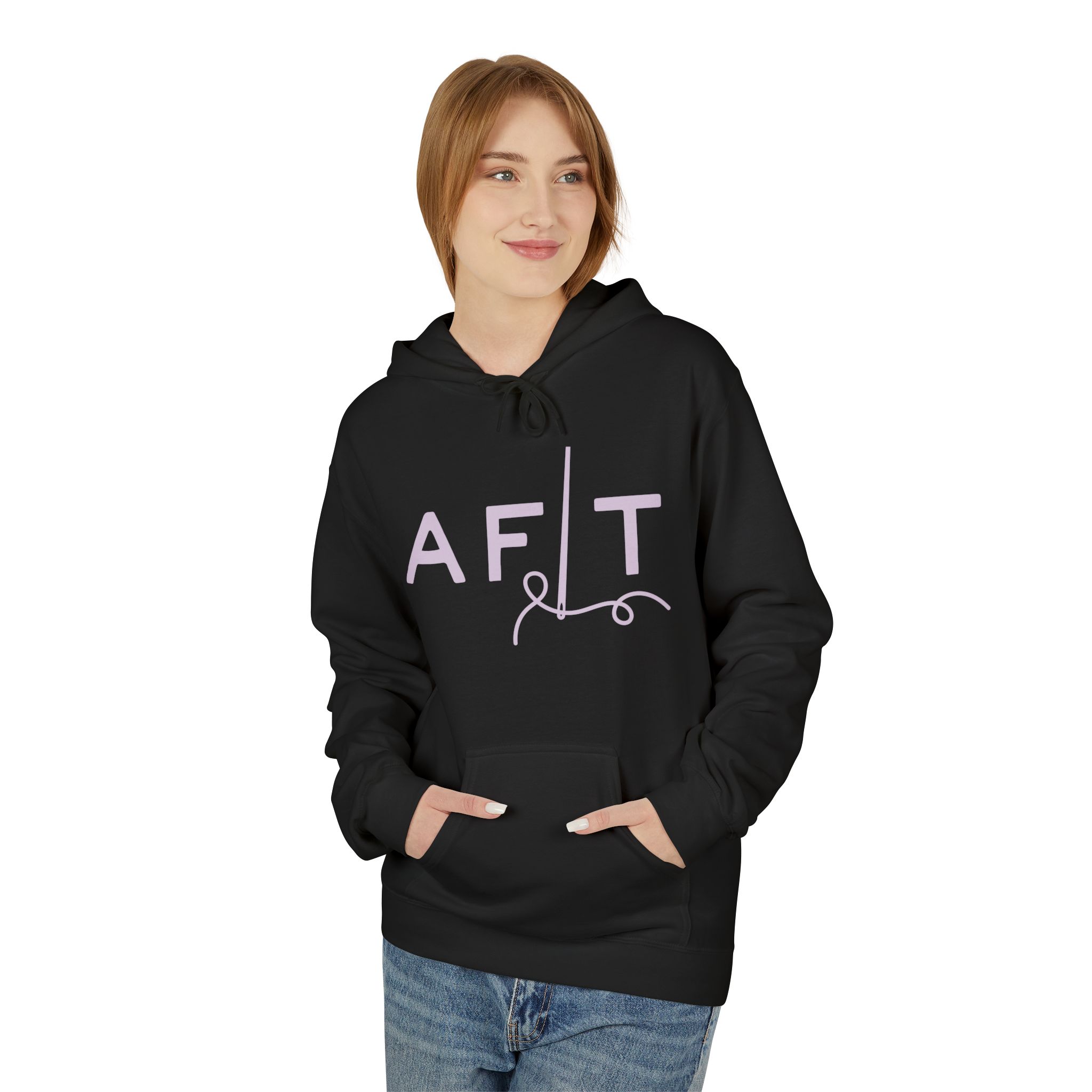 AFLT Front & Back Hoodie in Purple - Image 23