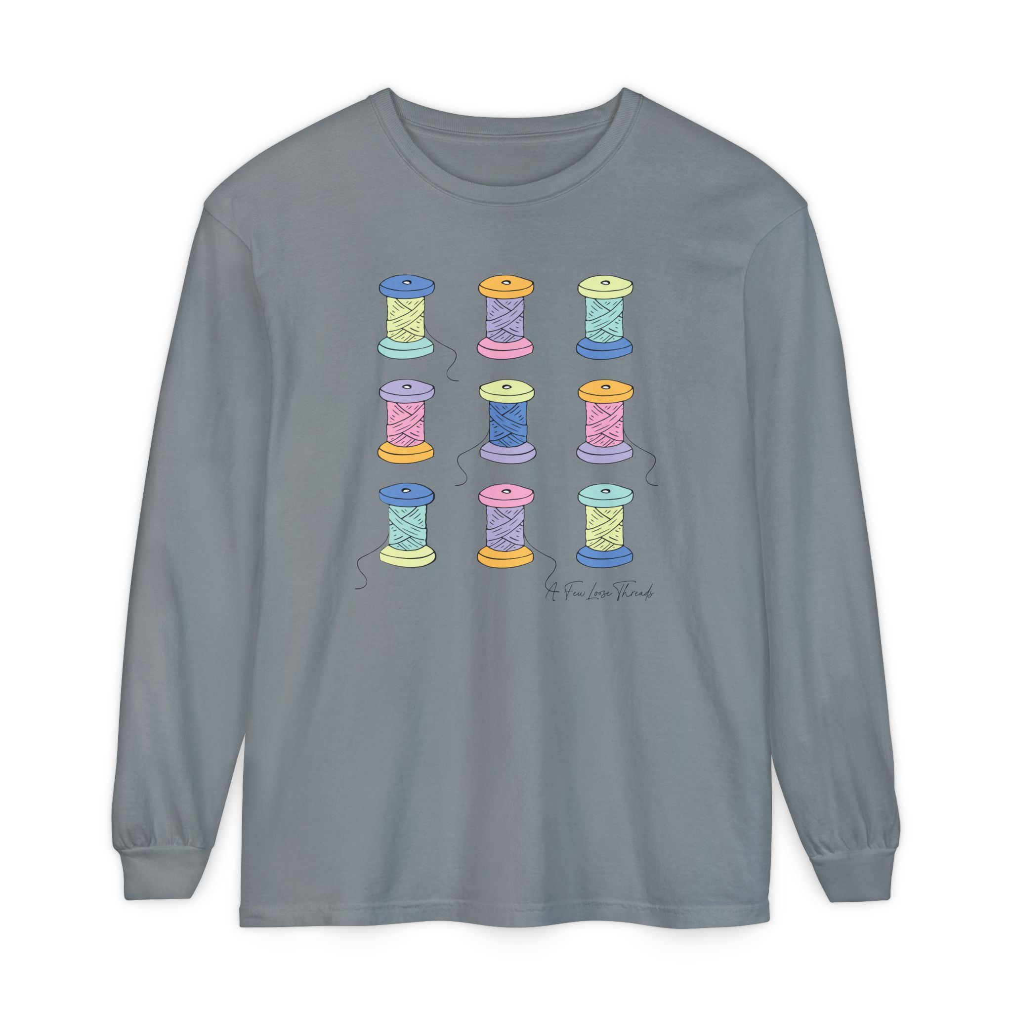 Colorful Spools Long Sleeve T-Shirt - Image 16