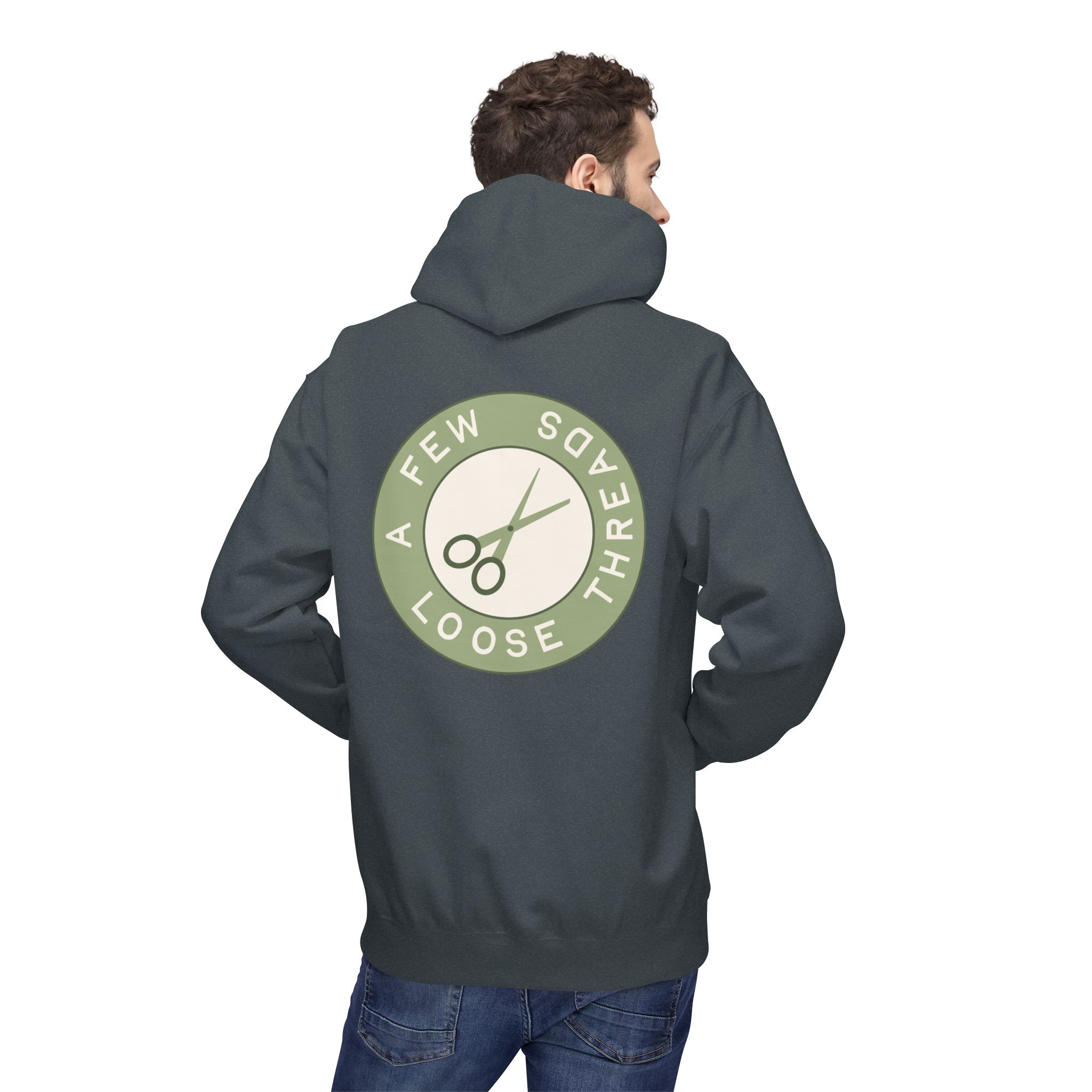 AFLT Front & Back Hoodie in Green - Image 10