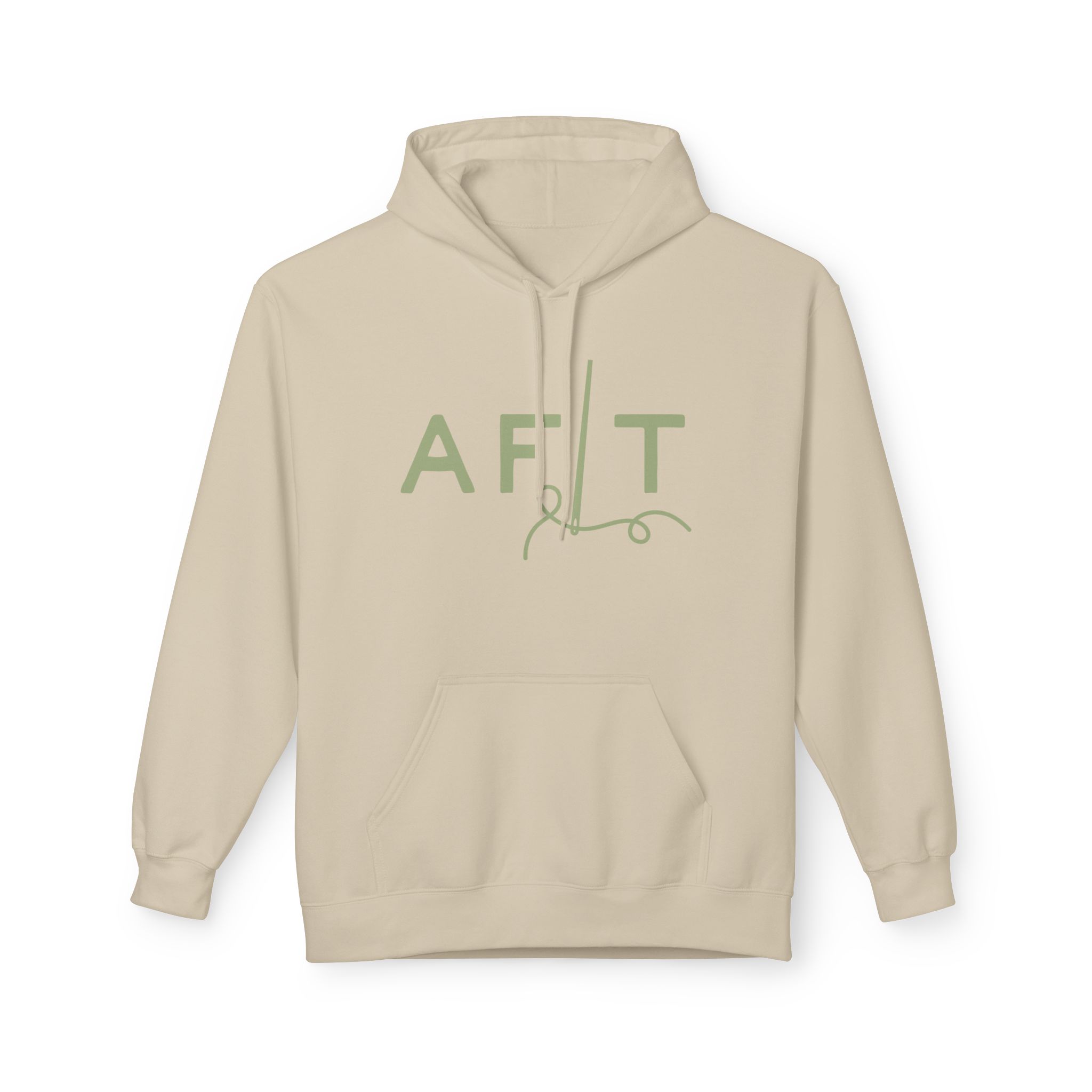 AFLT Front & Back Hoodie in Green - Image 11