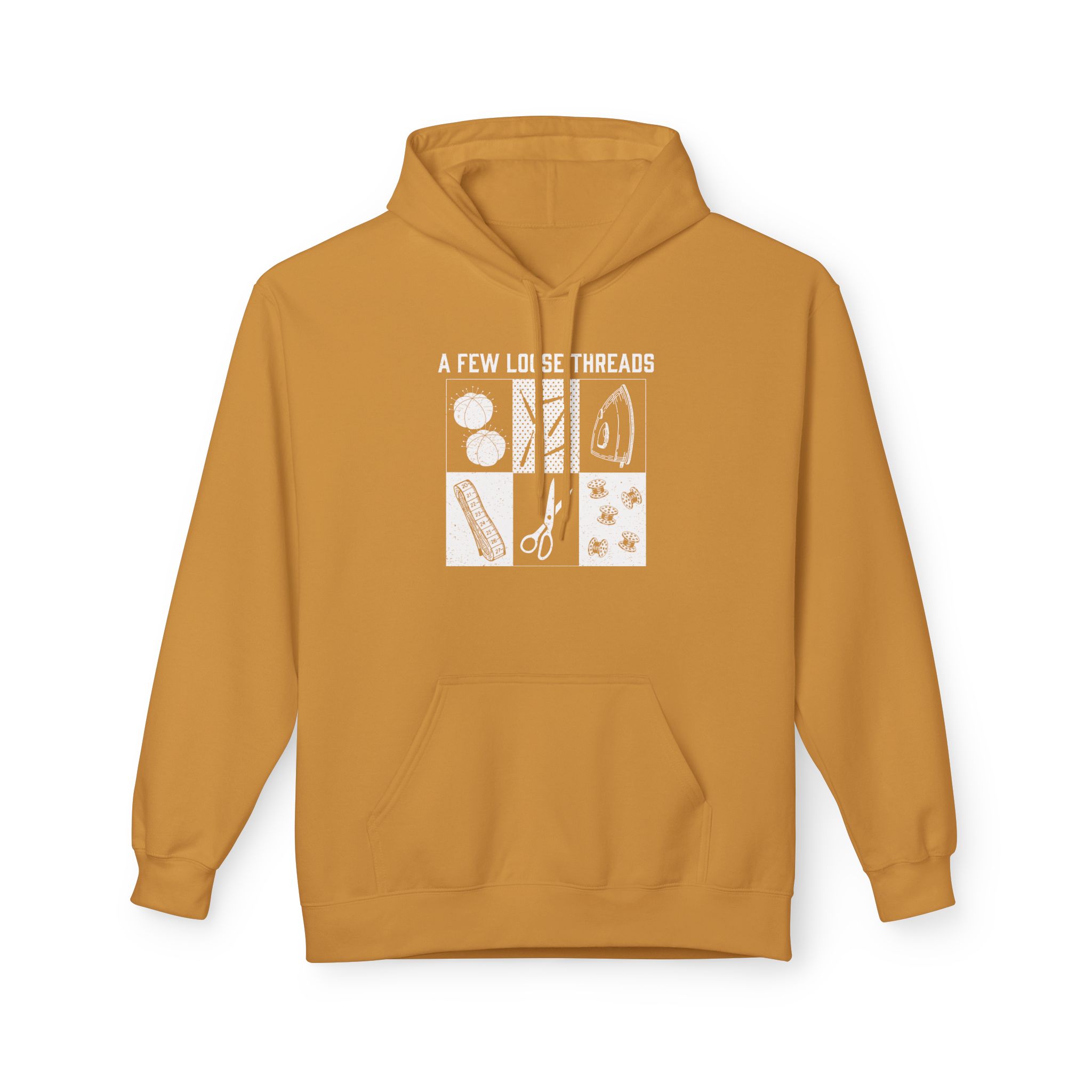 Grunge Sewing Icons Hoodie - Image 11