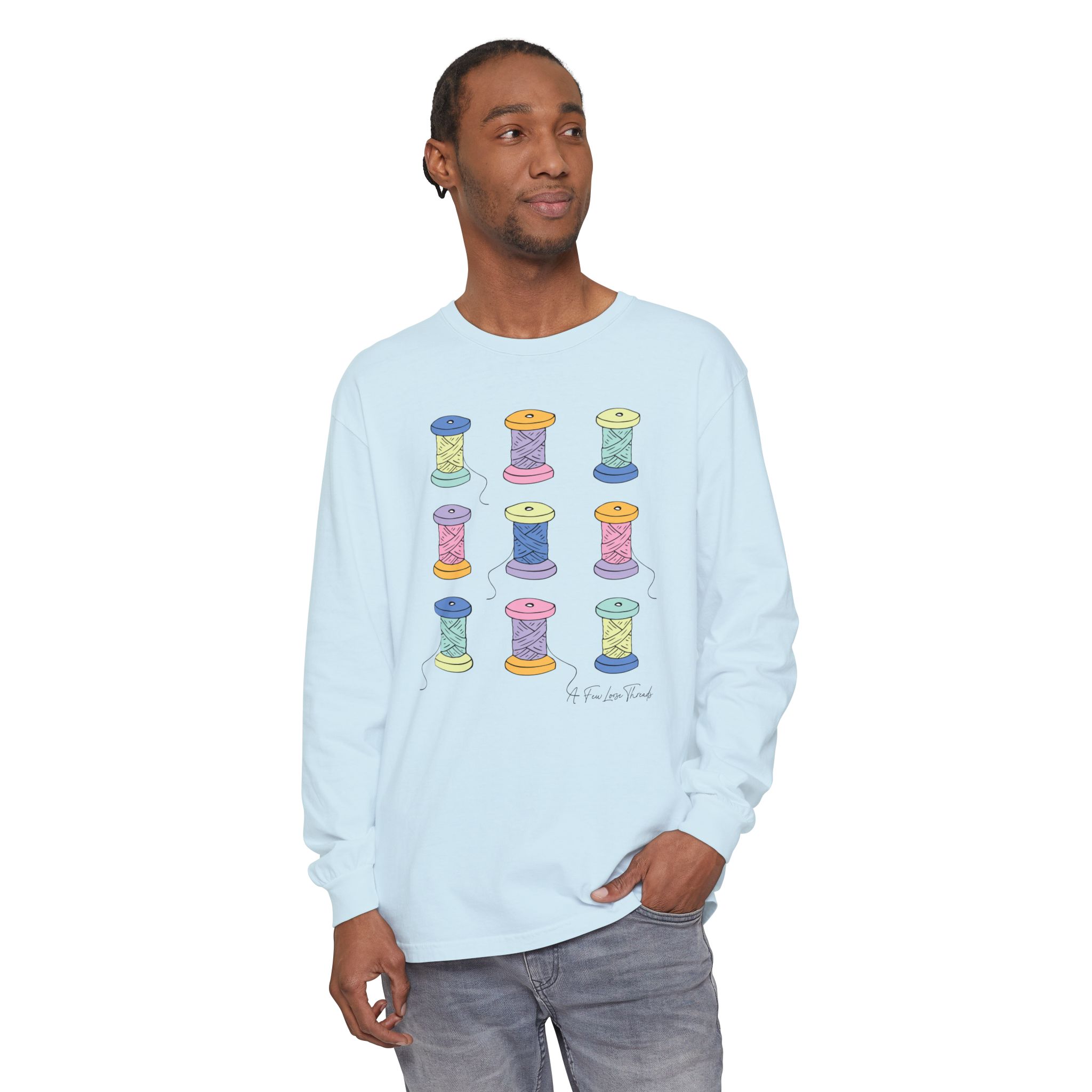Colorful Spools Long Sleeve T-Shirt - Image 5