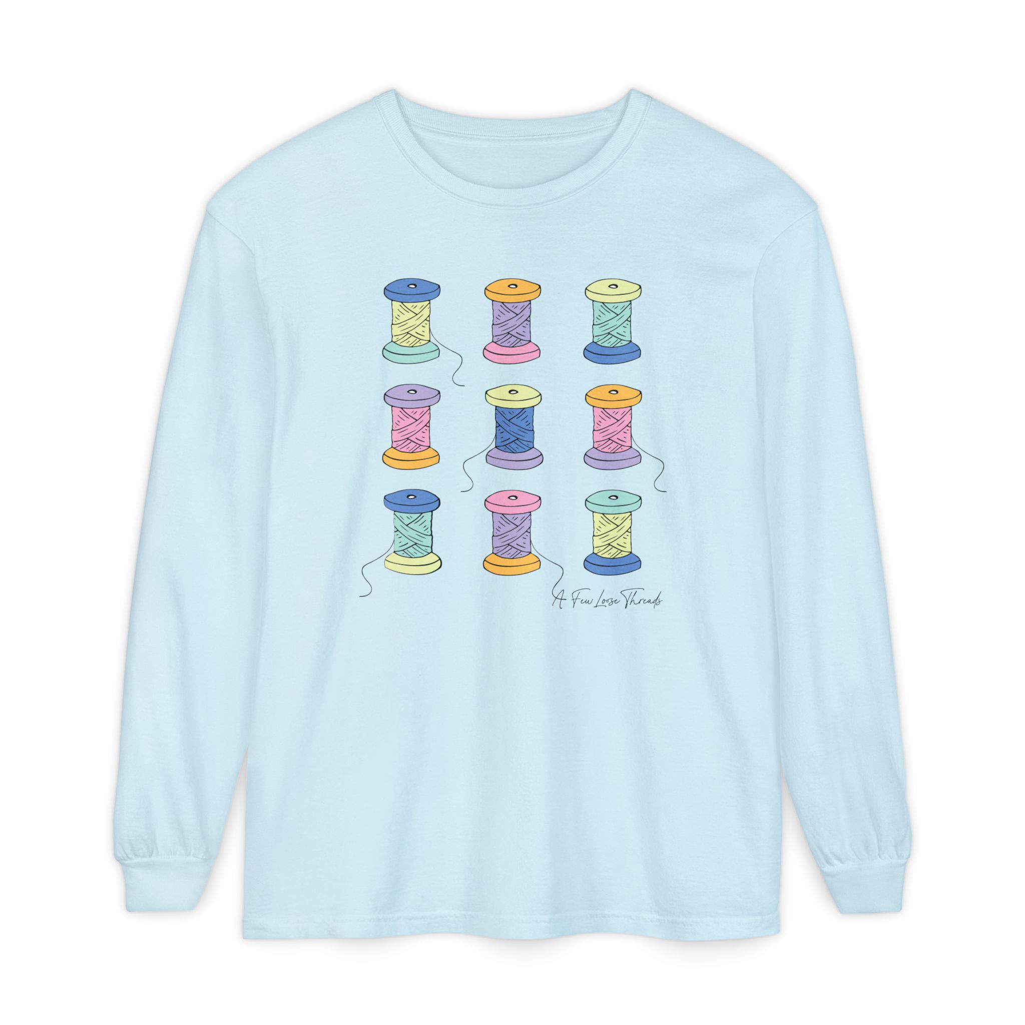 Colorful Spools Long Sleeve T-Shirt - Image 4