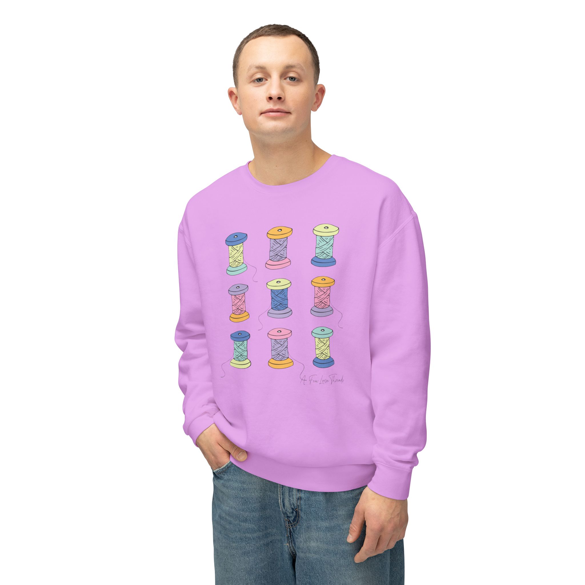 Colorful Spools Crewneck Sweatshirt - Image 12