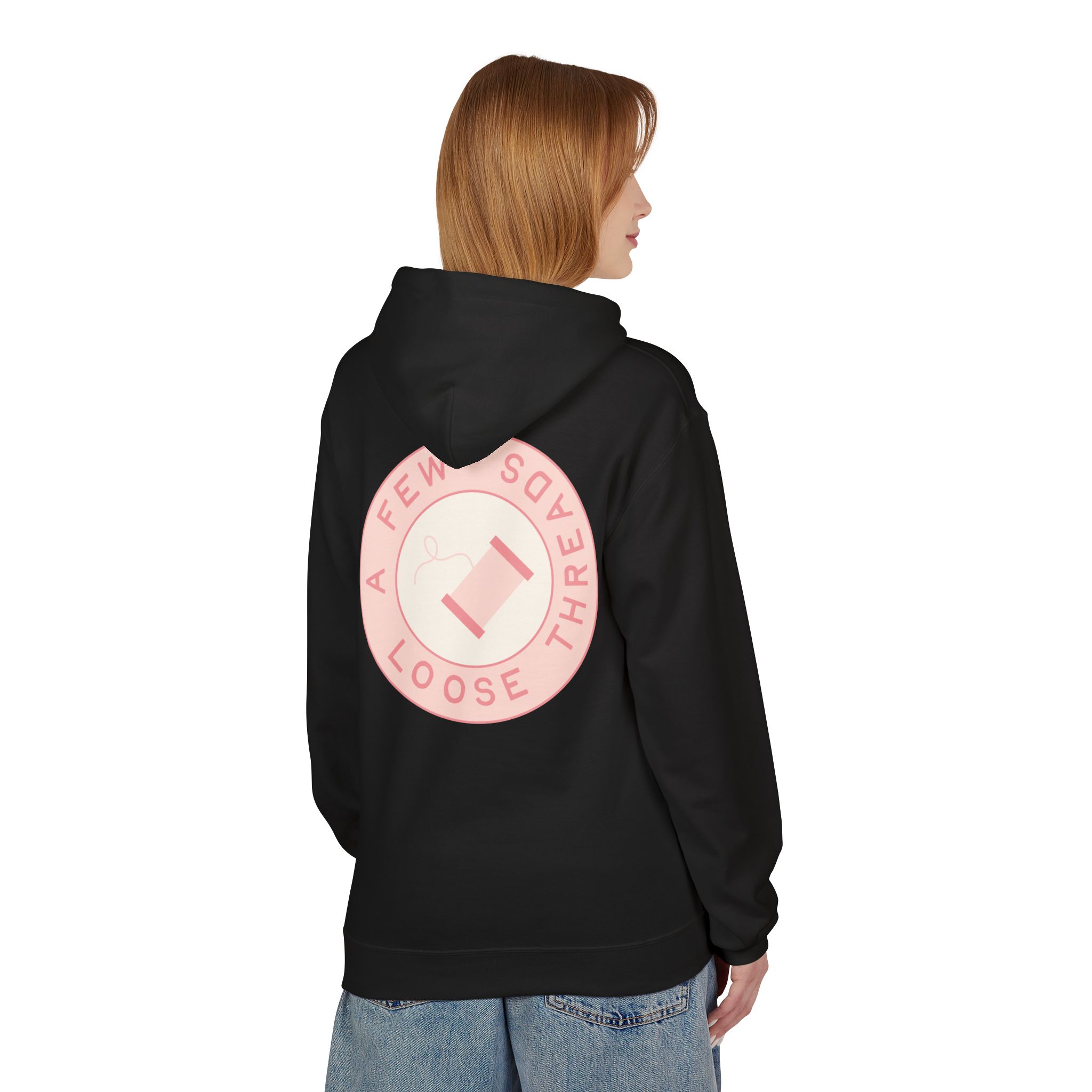AFLT Front & Back Hoodie in Pink - Image 27
