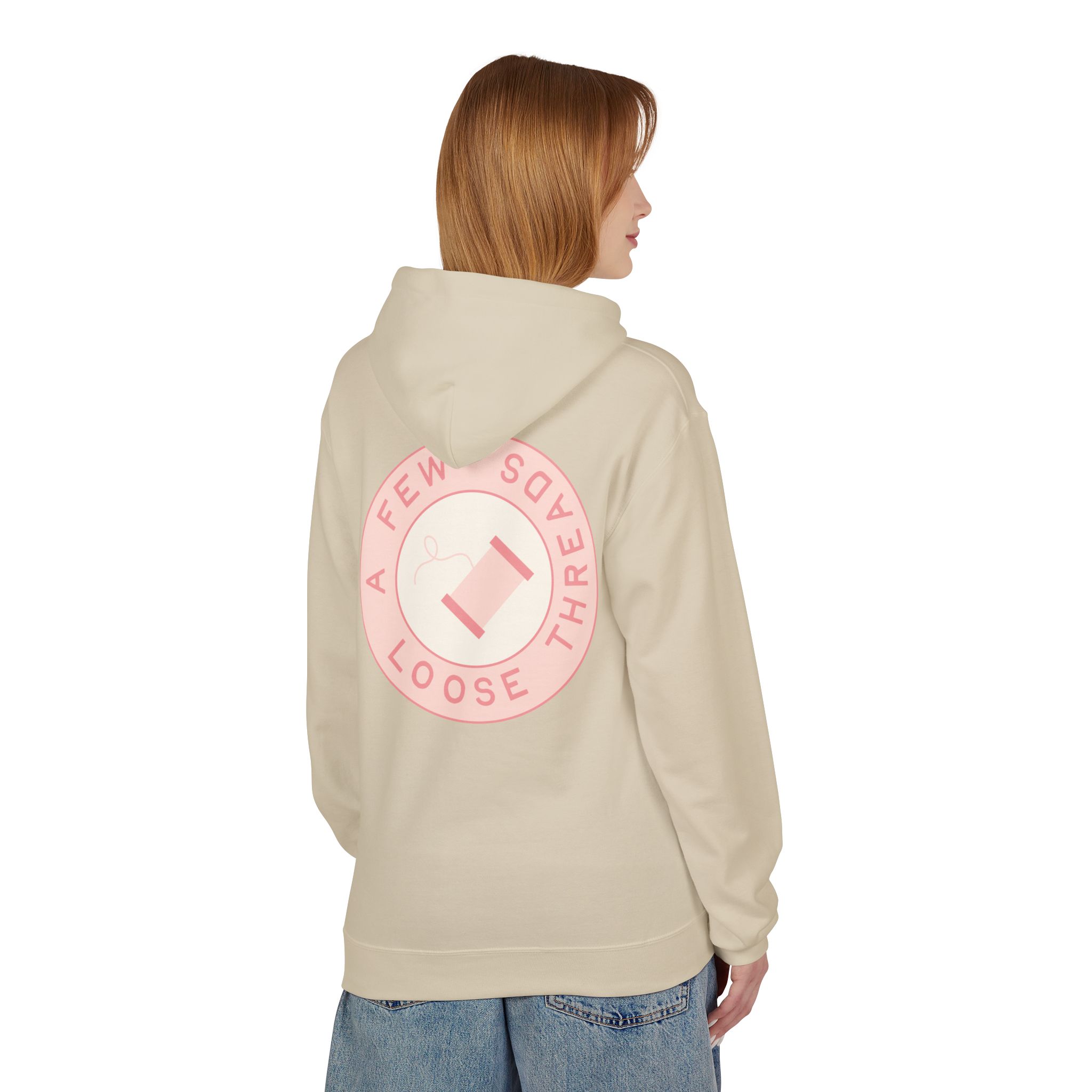 AFLT Front & Back Hoodie in Pink - Image 17