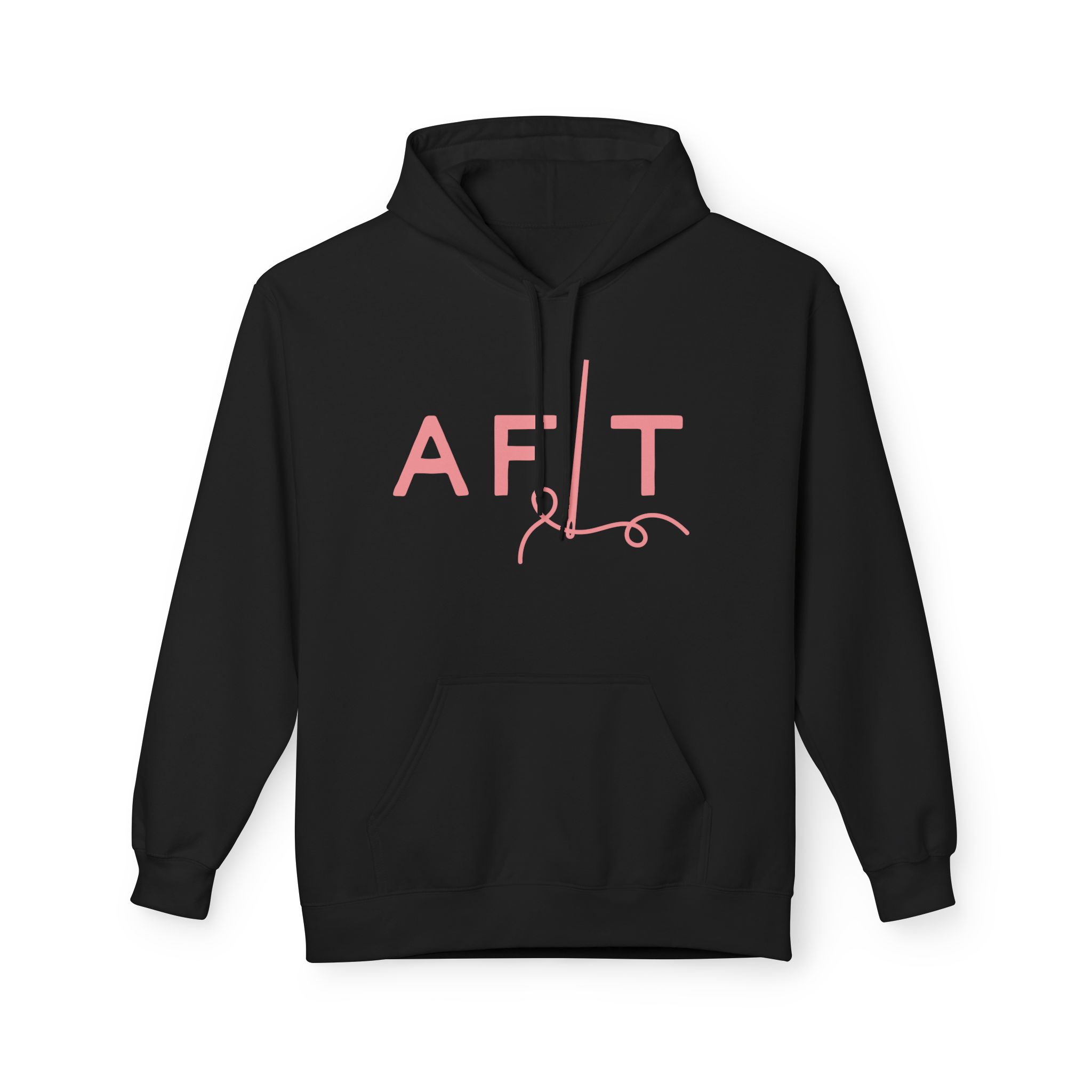 AFLT Front & Back Hoodie in Pink - Image 25