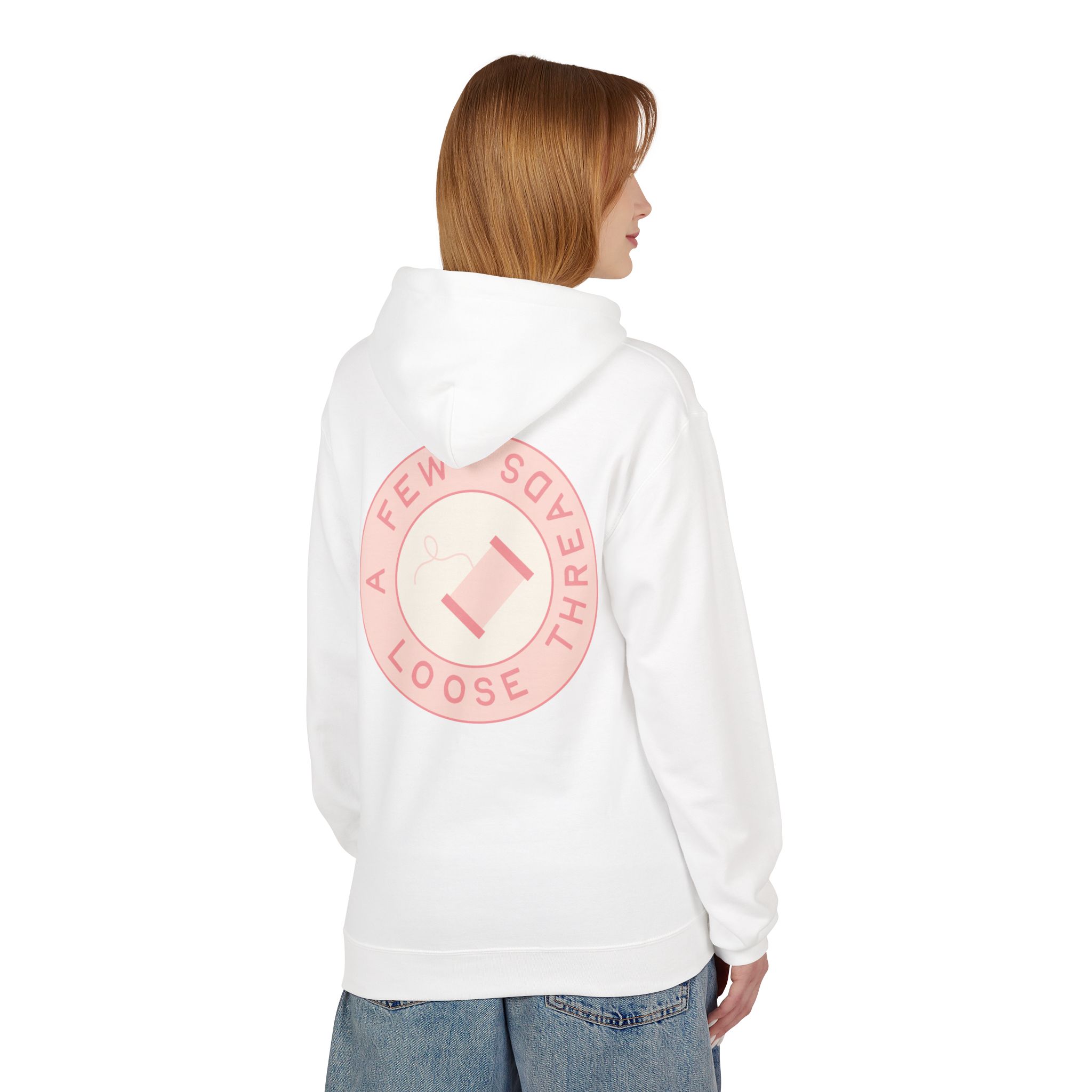 AFLT Front & Back Hoodie in Pink - Image 23