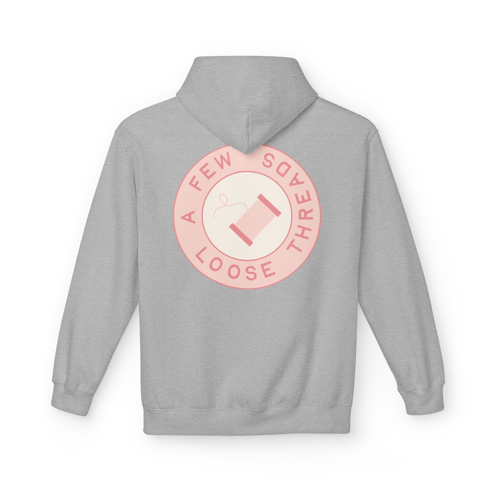 AFLT Front & Back Hoodie in Pink - Image 4