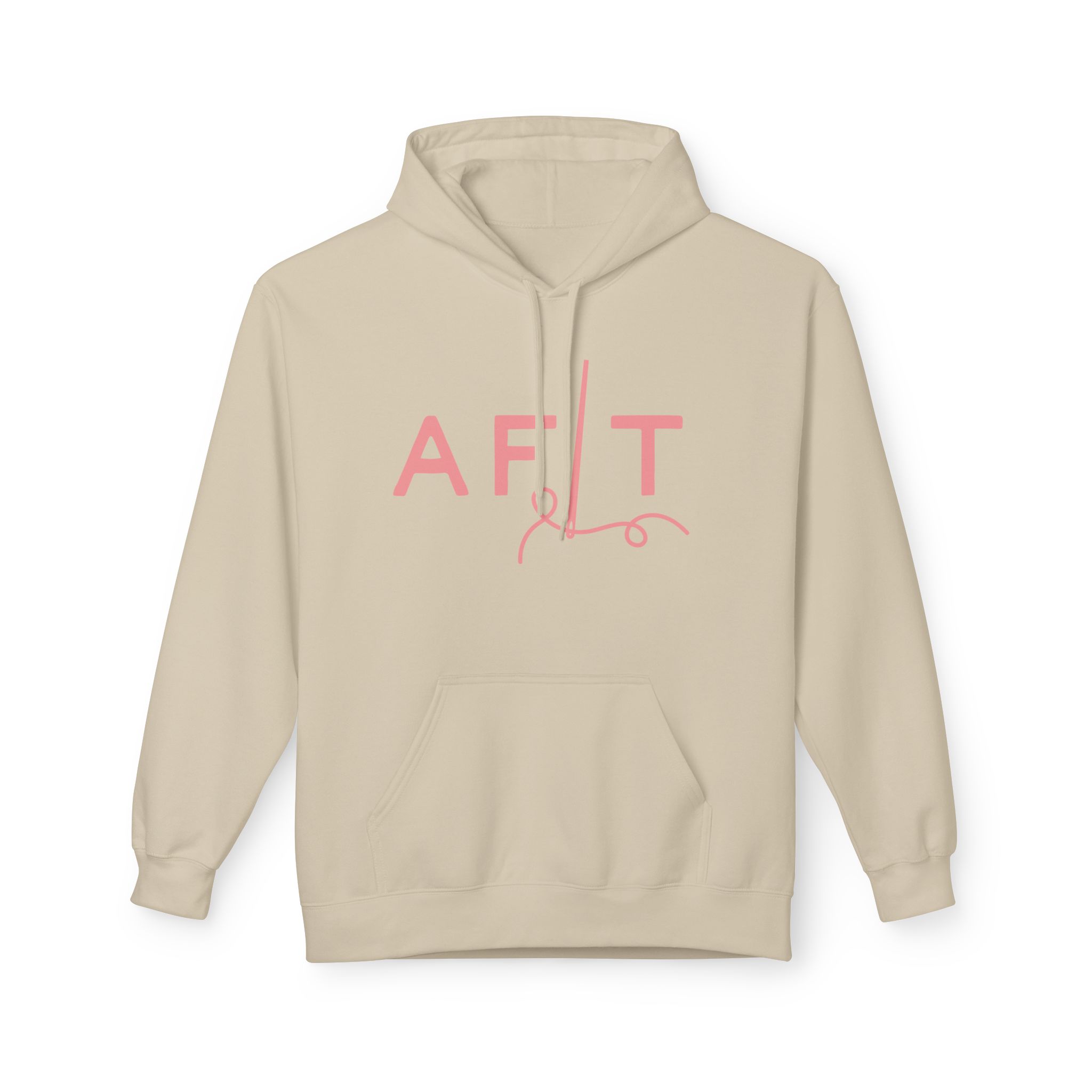 AFLT Front & Back Hoodie in Pink - Image 13