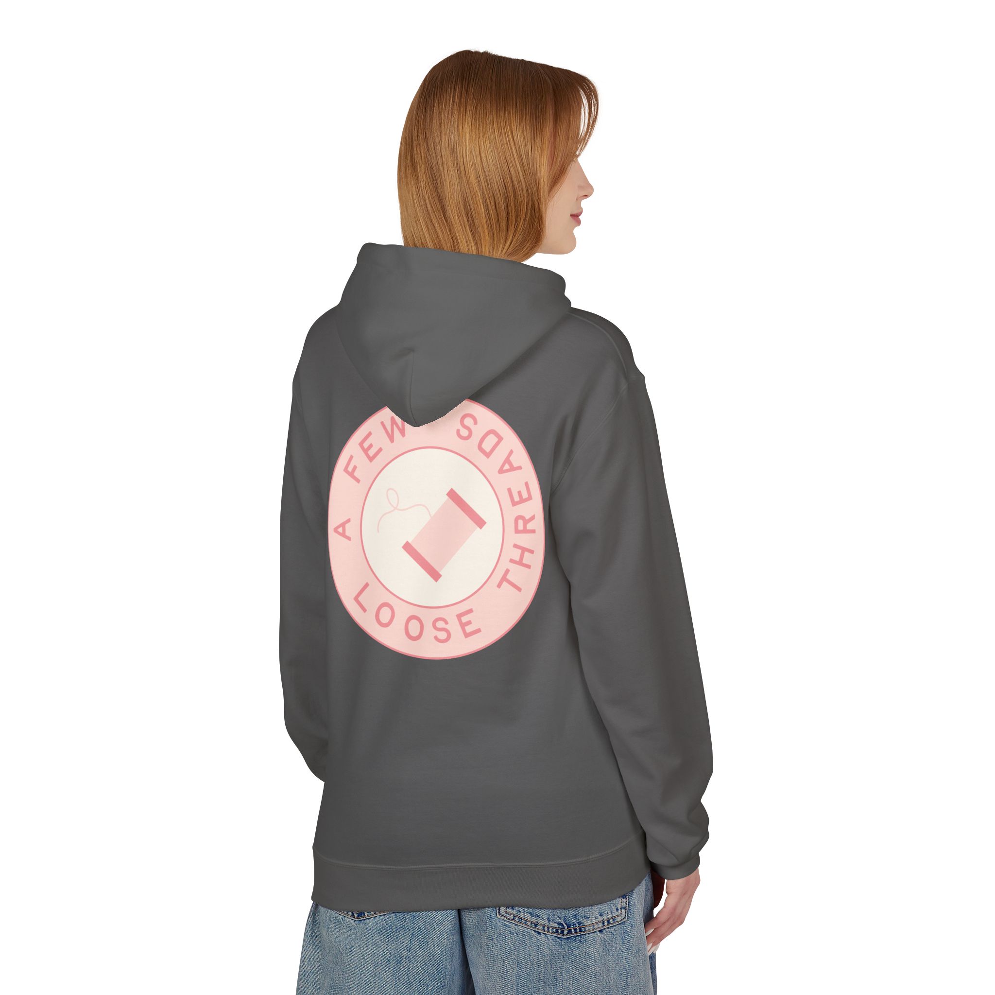 AFLT Front & Back Hoodie in Pink - Image 54