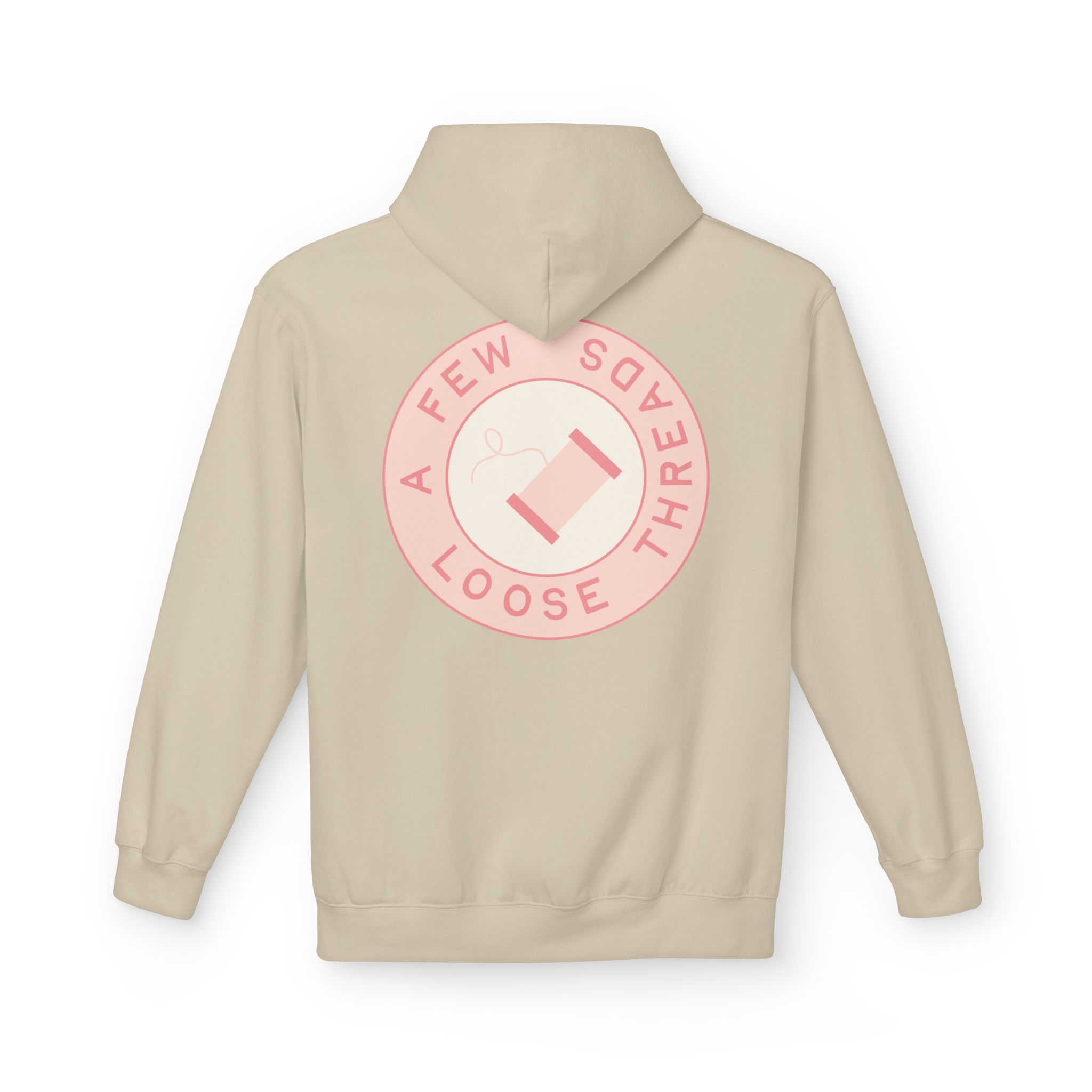 AFLT Front & Back Hoodie in Pink - Image 16