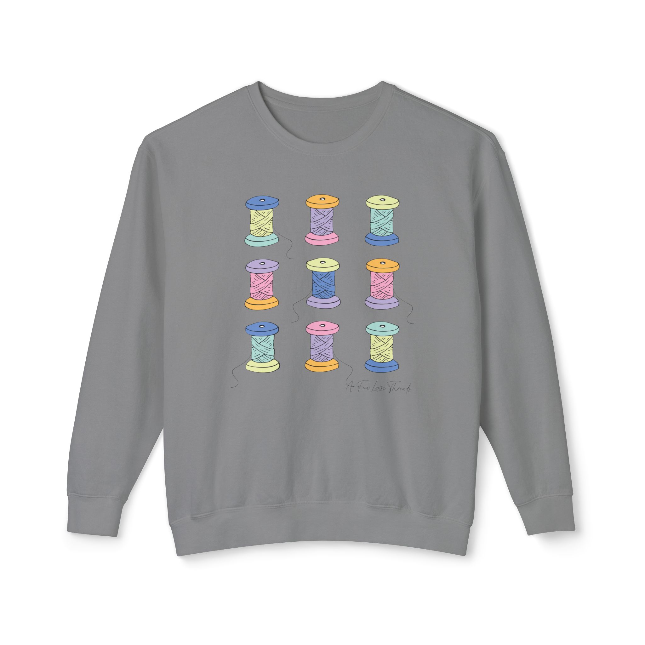 Colorful Spools Crewneck Sweatshirt - Image 13