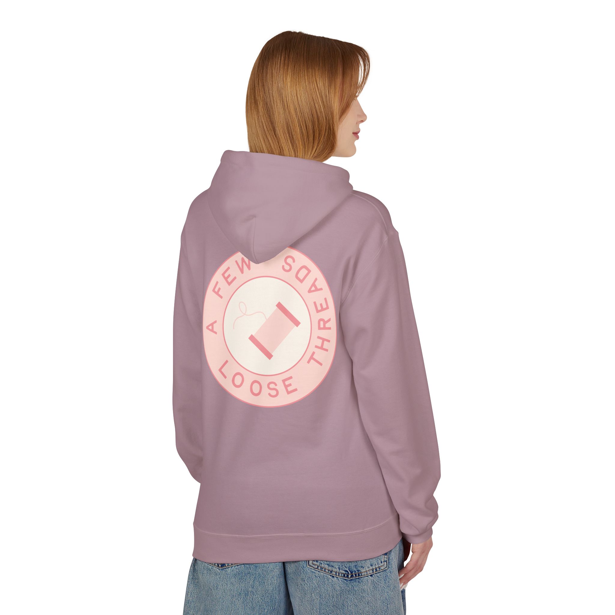 AFLT Front & Back Hoodie in Pink - Image 58