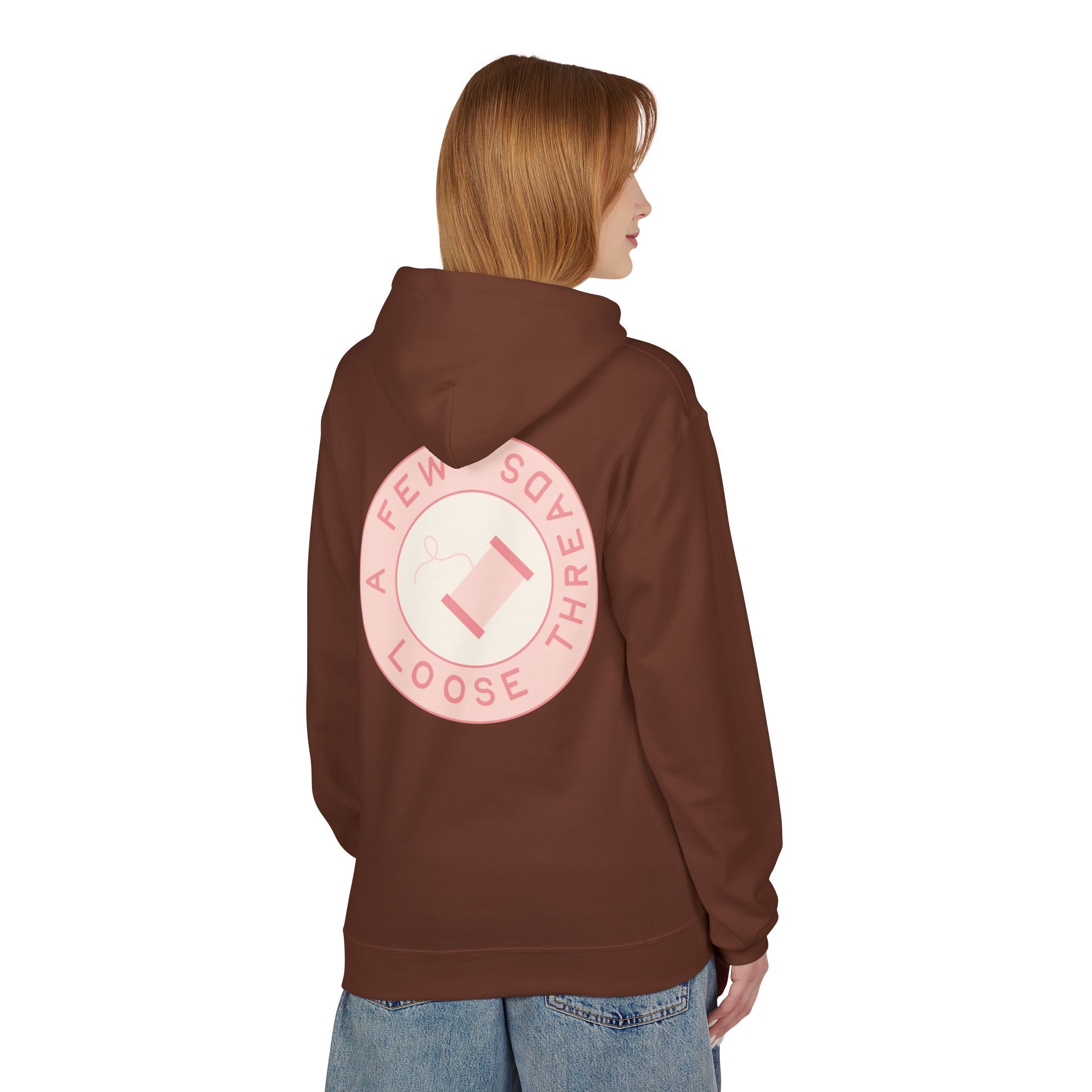 AFLT Front & Back Hoodie in Pink - Image 38