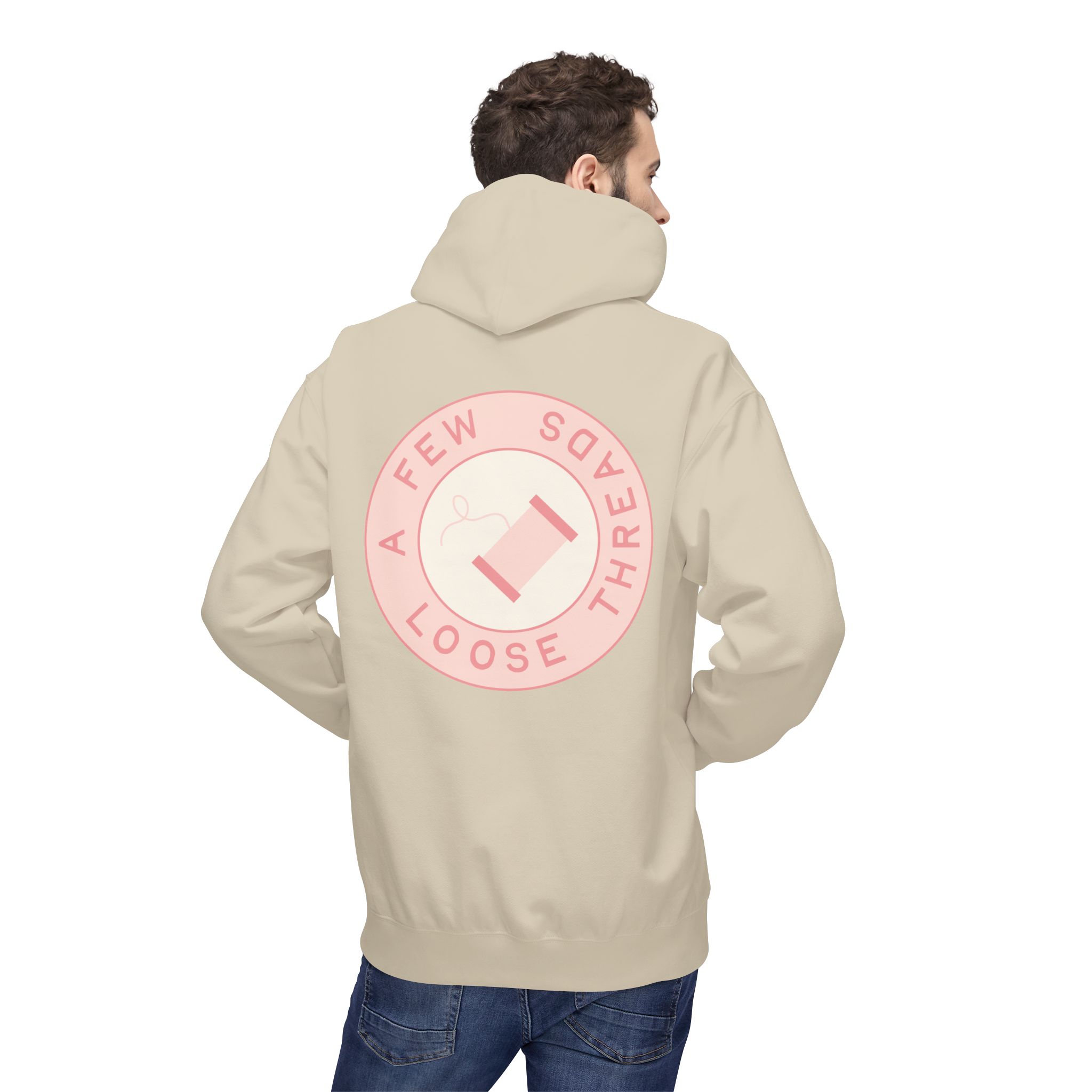 AFLT Front & Back Hoodie in Pink - Image 18
