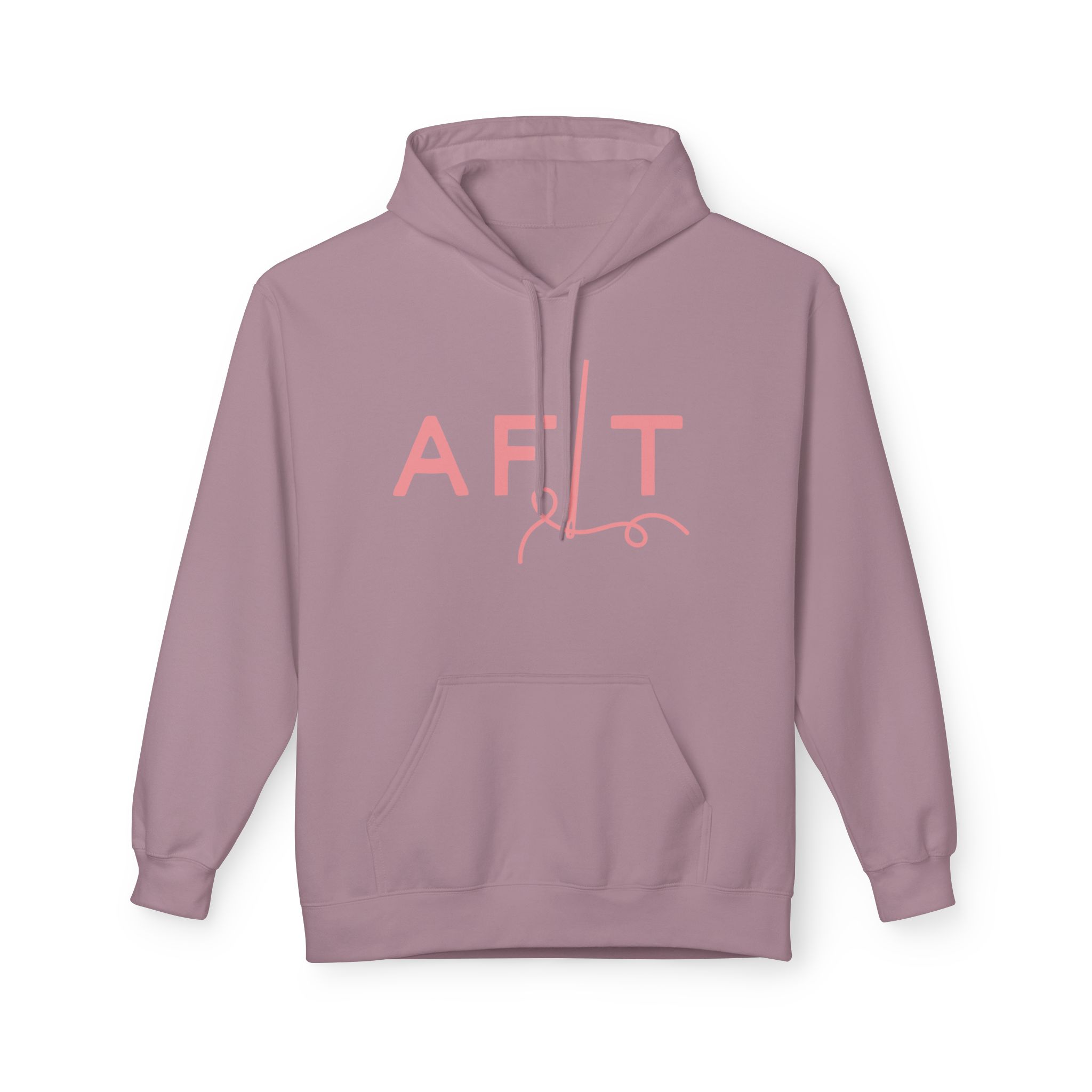 AFLT Front & Back Hoodie in Pink - Image 55