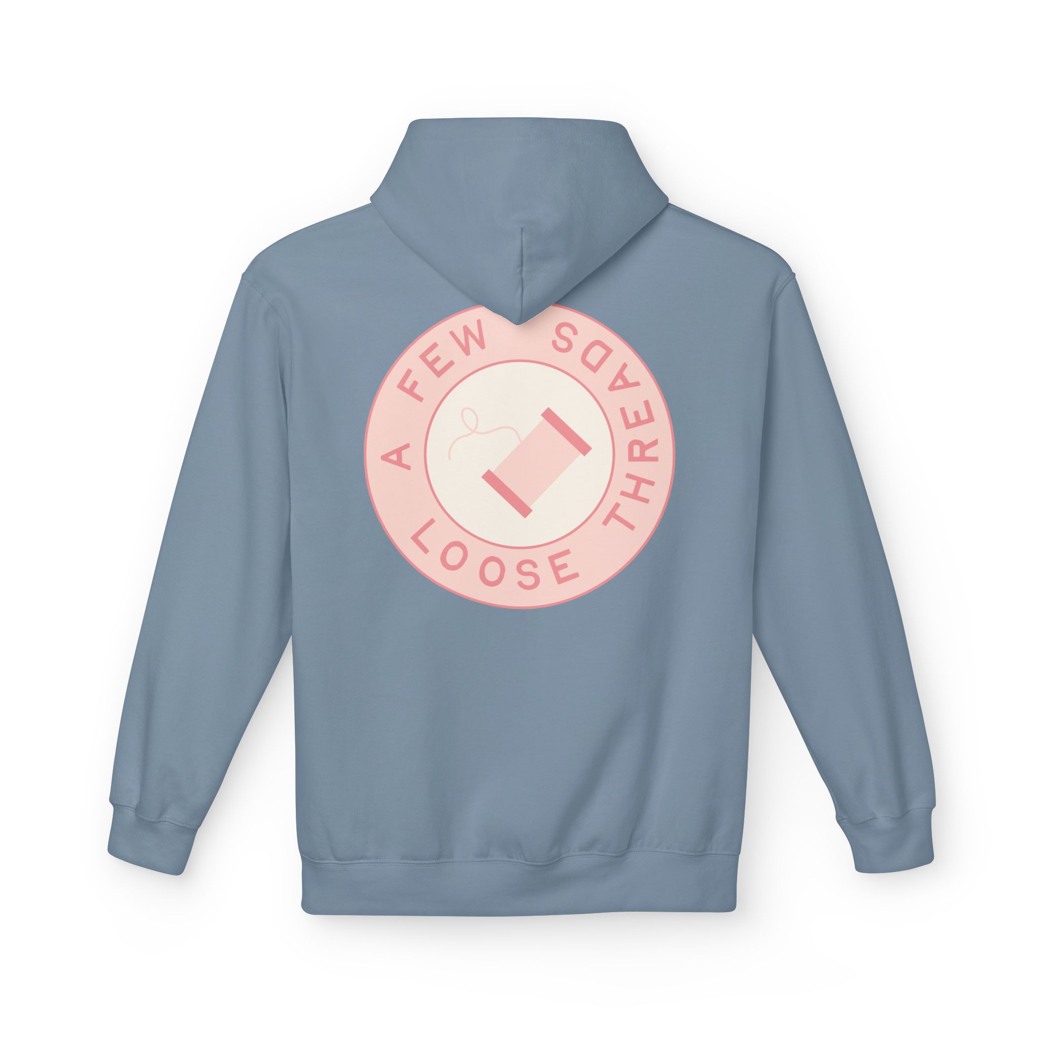 AFLT Front & Back Hoodie in Pink - Image 48