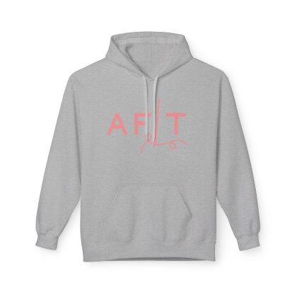 AFLT Front & Back Hoodie in Pink