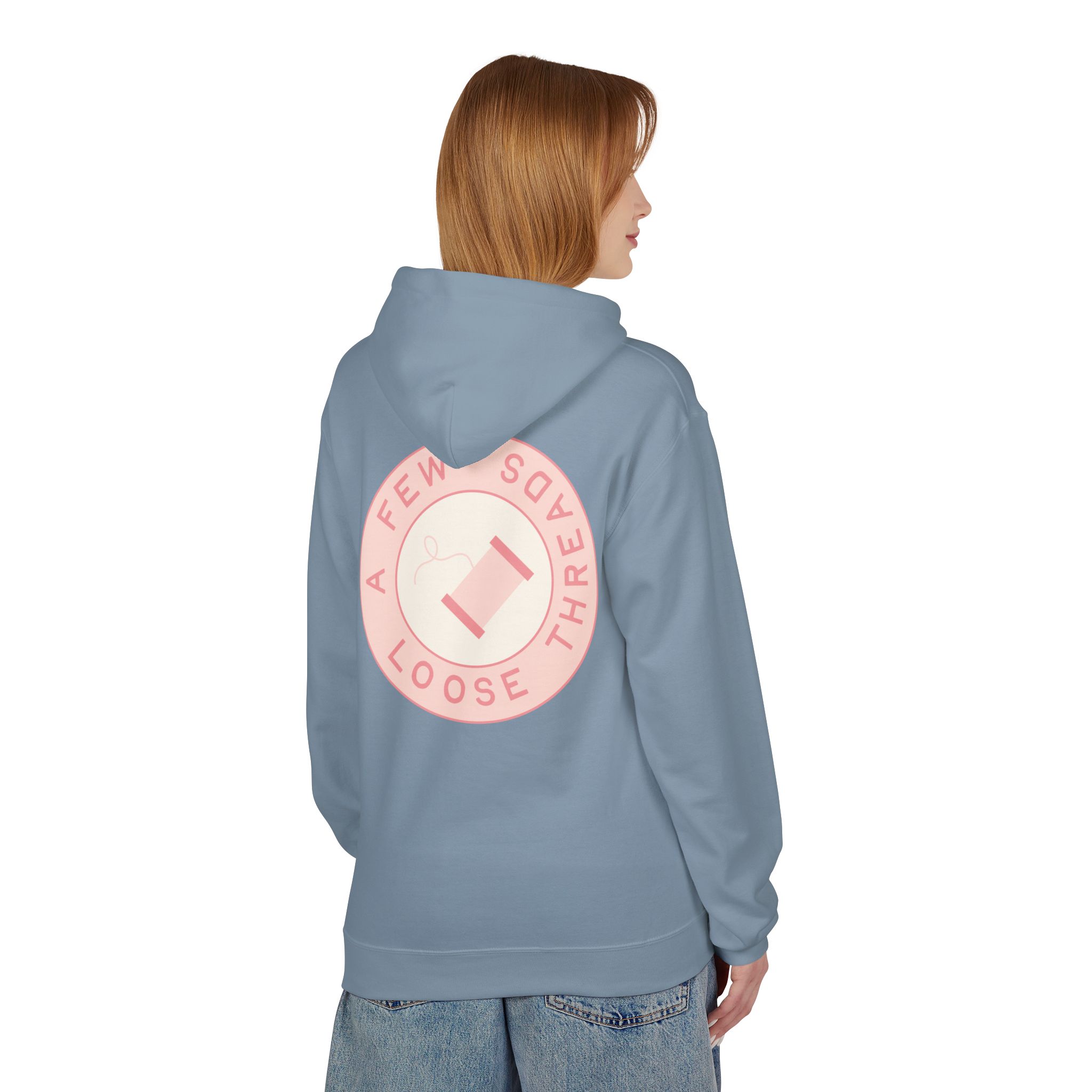 AFLT Front & Back Hoodie in Pink - Image 50