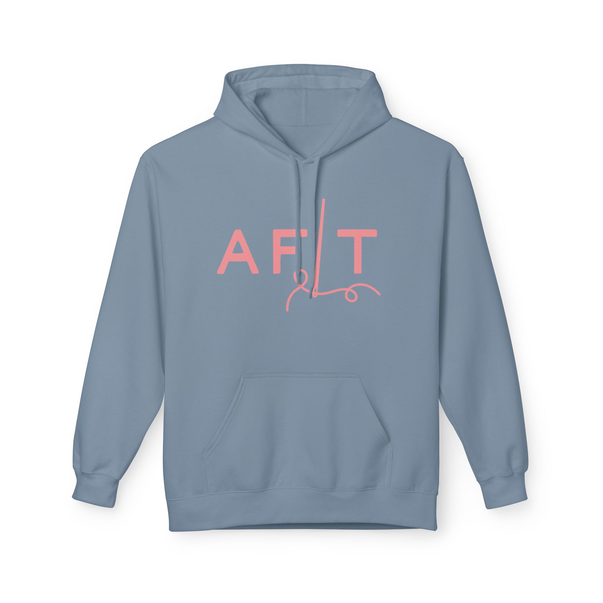 AFLT Front & Back Hoodie in Pink - Image 47