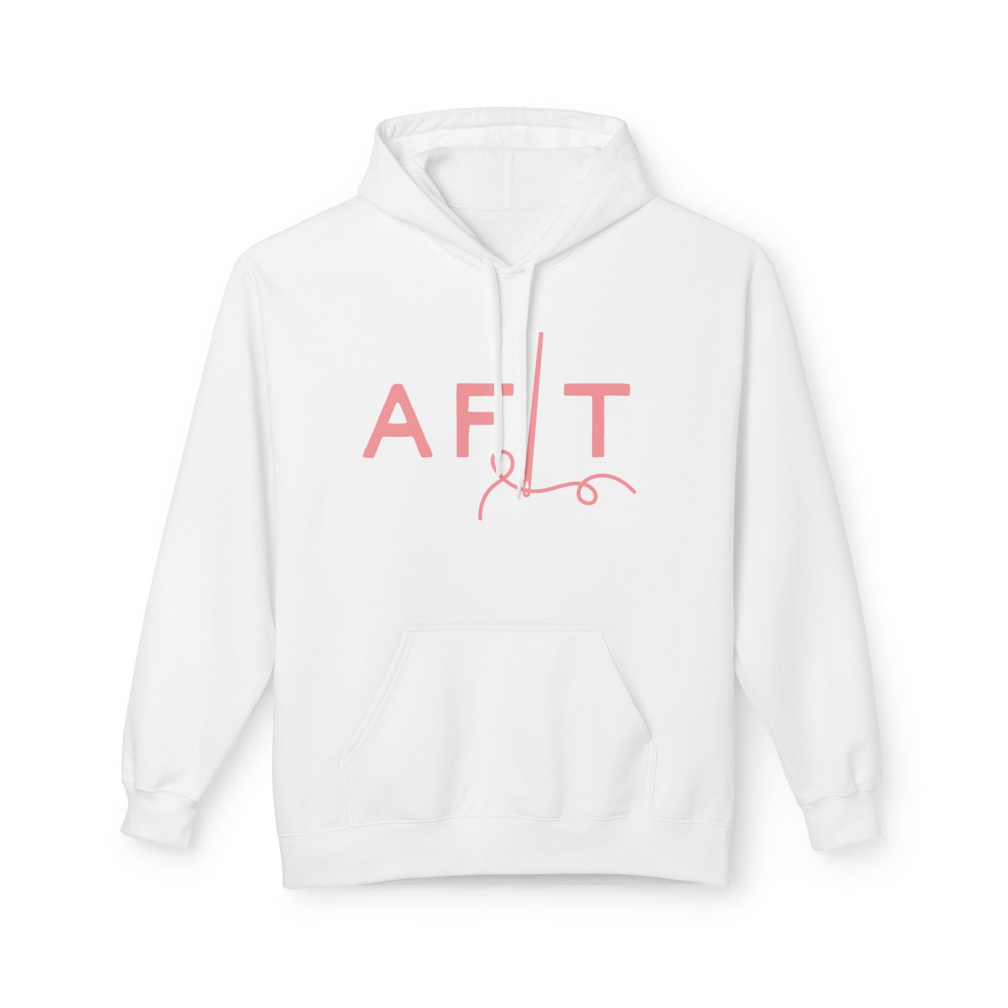 AFLT Front & Back Hoodie in Pink - Image 19